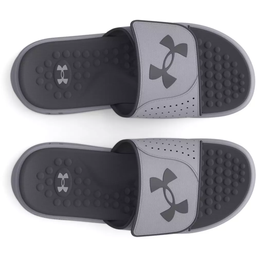 Under Armour Ignite Pro "Mod Grey/Pitch Grey" Grade School Boys' Slide - GREY/GREY