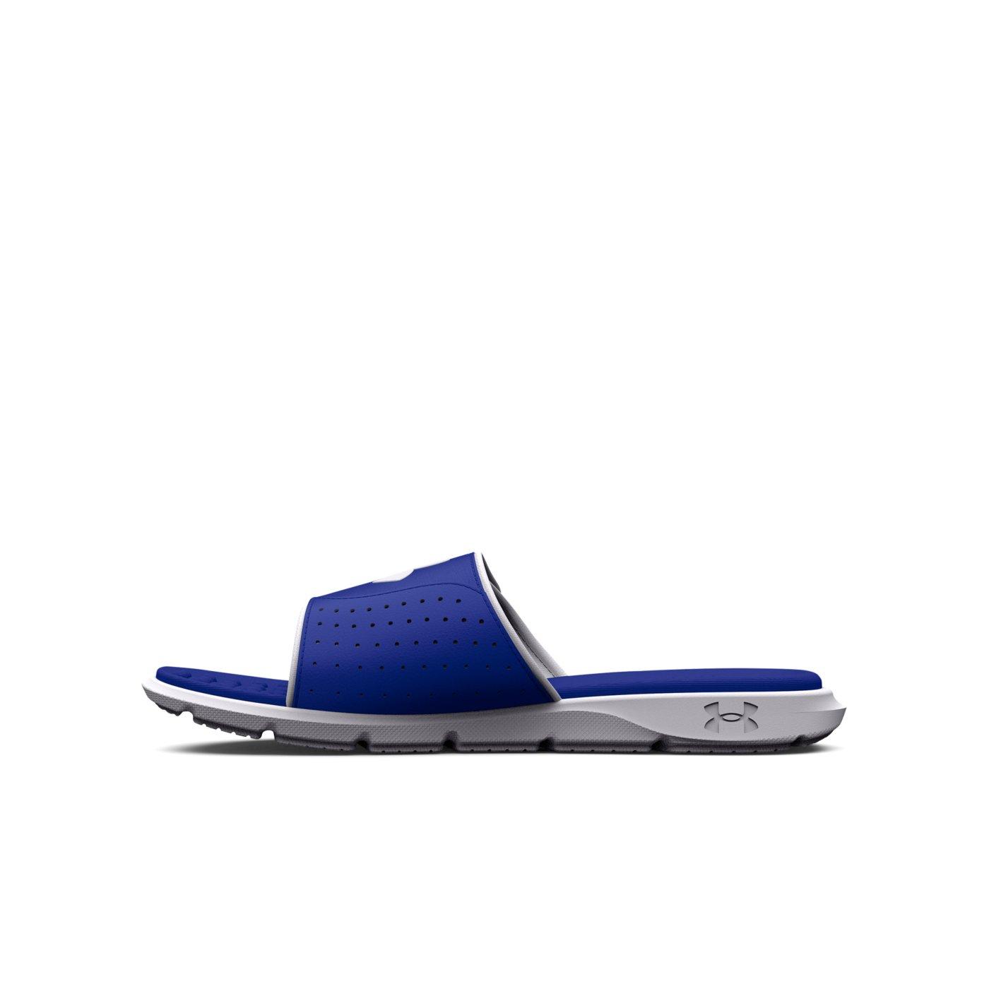Under Armour Ignite Pro Grade School Boys' "Royal/White" Slide
