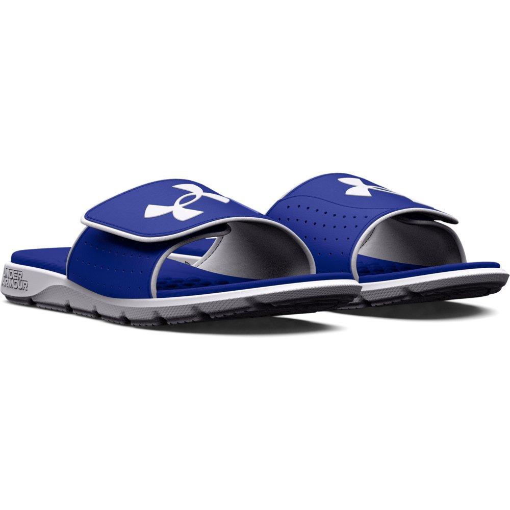 Under Armour Ignite Pro Grade School Boys' "Royal/White" Slide