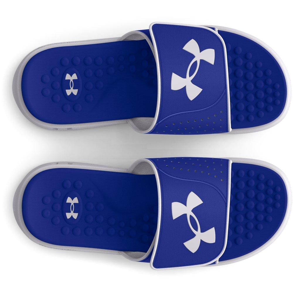 Under Armour Ignite Pro Grade School Boys' "Royal/White" Slide