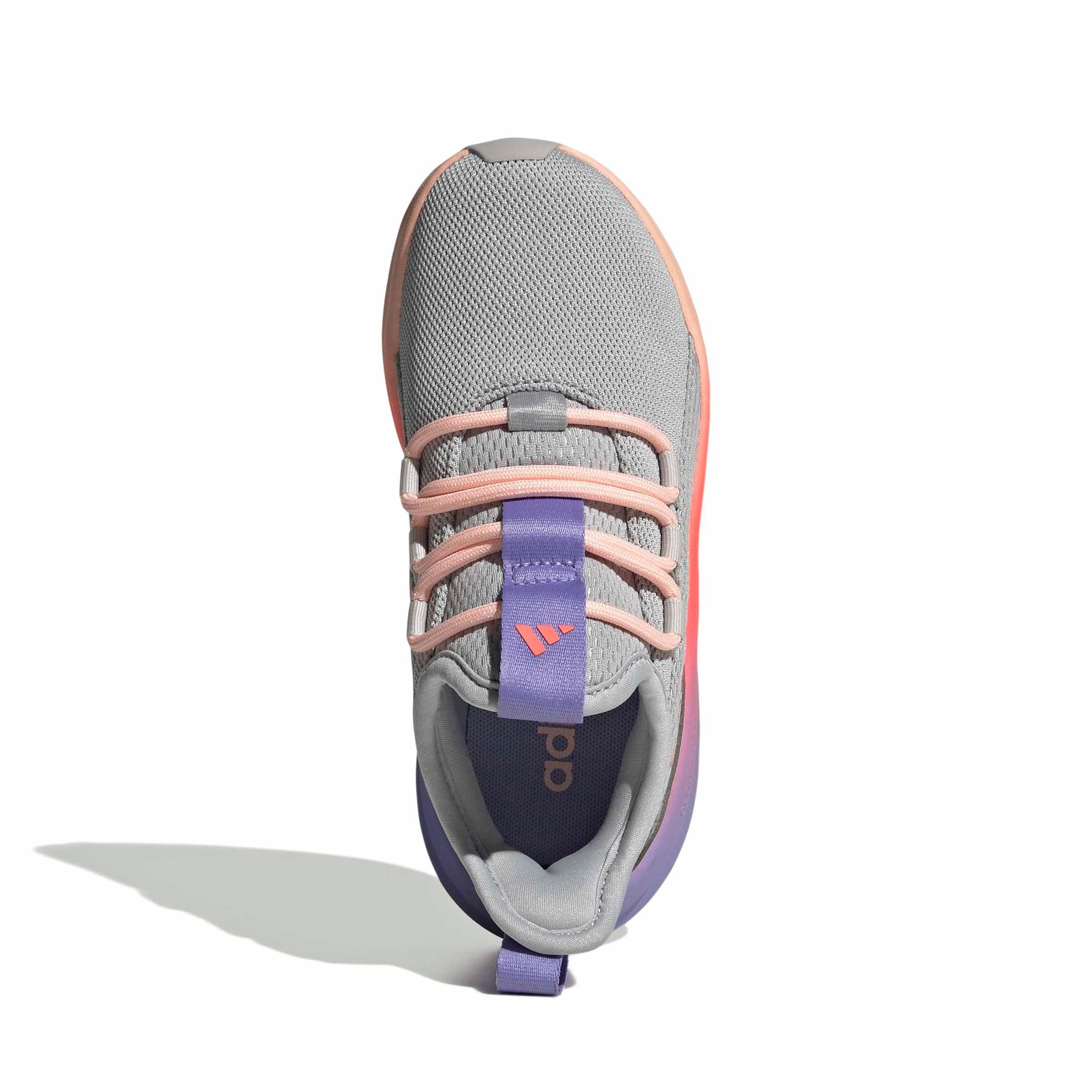 adidas Lite Racer Adapt 8.0 "Grey Two/Grey One/Purple Rush" Grade School Boys' Shoe - GREY/GREY/PURPLE