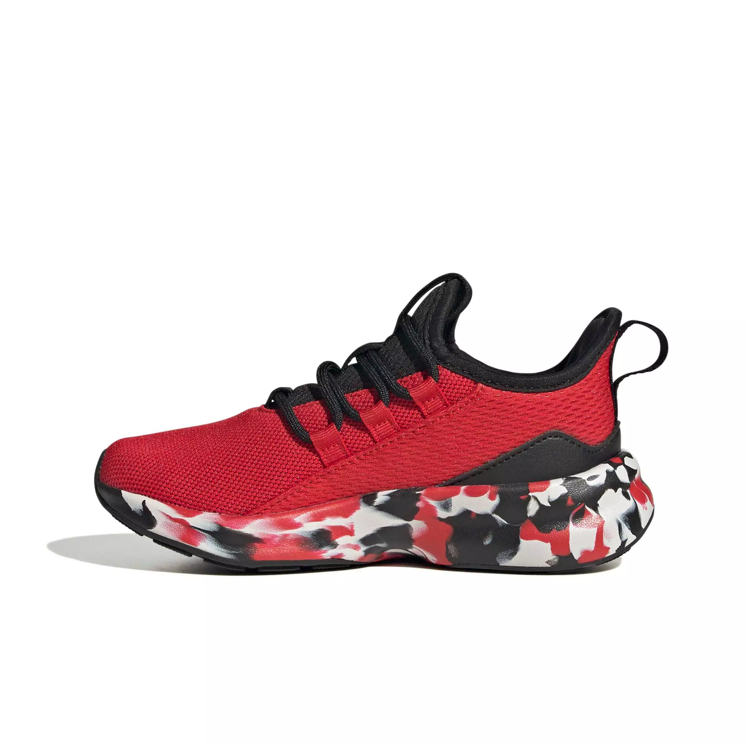 adidas Lite Racer Adapt 8.0 "Better Scarlet/Core Black/Grey One" Grade School Boys' Shoe - SCARLET/BLACK/GREY