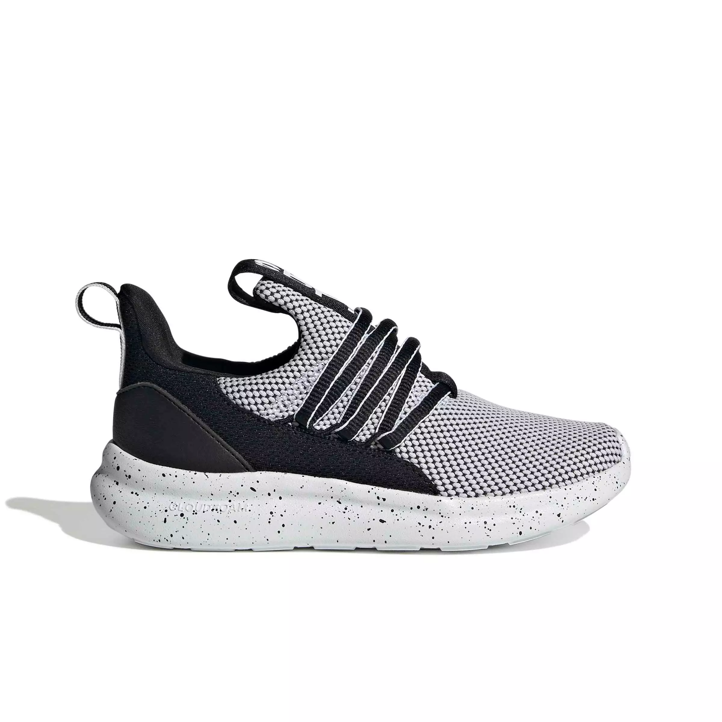 adidas Lite Racer Adapt 7.0 "Ftwr White/Core Black/Core Black" Grade School Boys' Shoe - WHITE/BLACK/BLACK