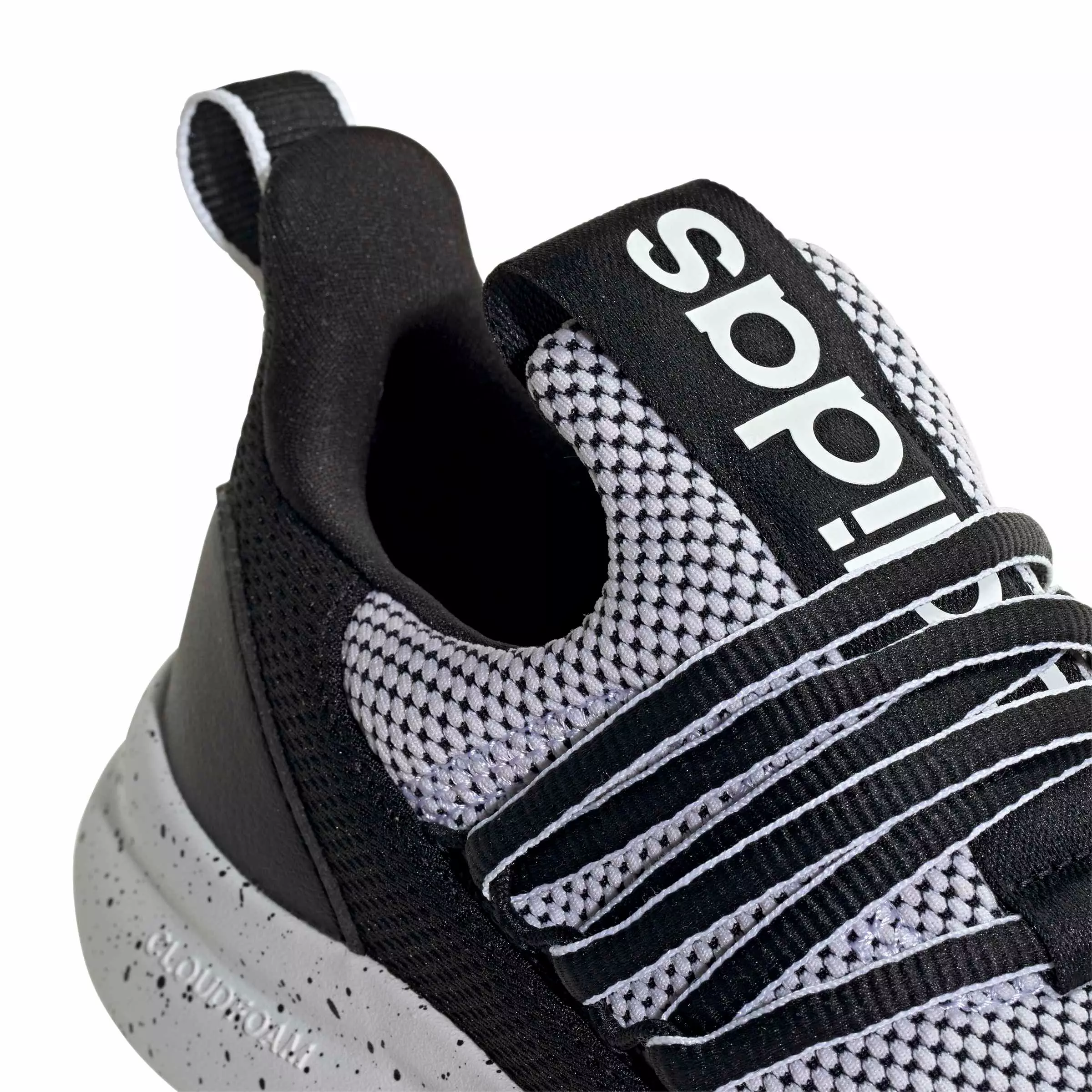 adidas Lite Racer Adapt 7.0 "Ftwr White/Core Black/Core Black" Grade School Boys' Shoe - WHITE/BLACK/BLACK