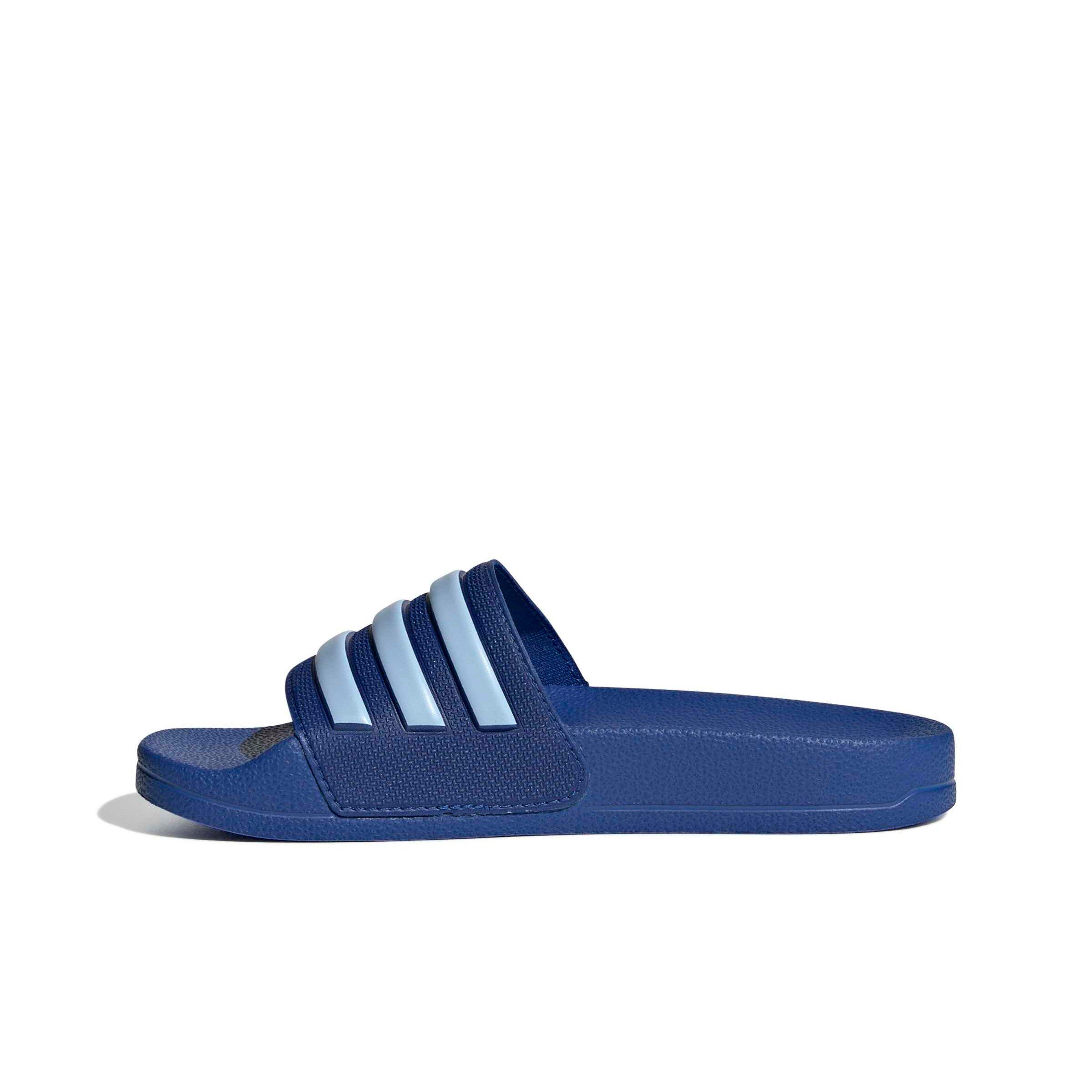 adidas Adilette Shower "Team Royal Blue/Glow Blue/Team Royal Blue" Grade School Boys' Slide - ROYAL/BLUE/ROYAL