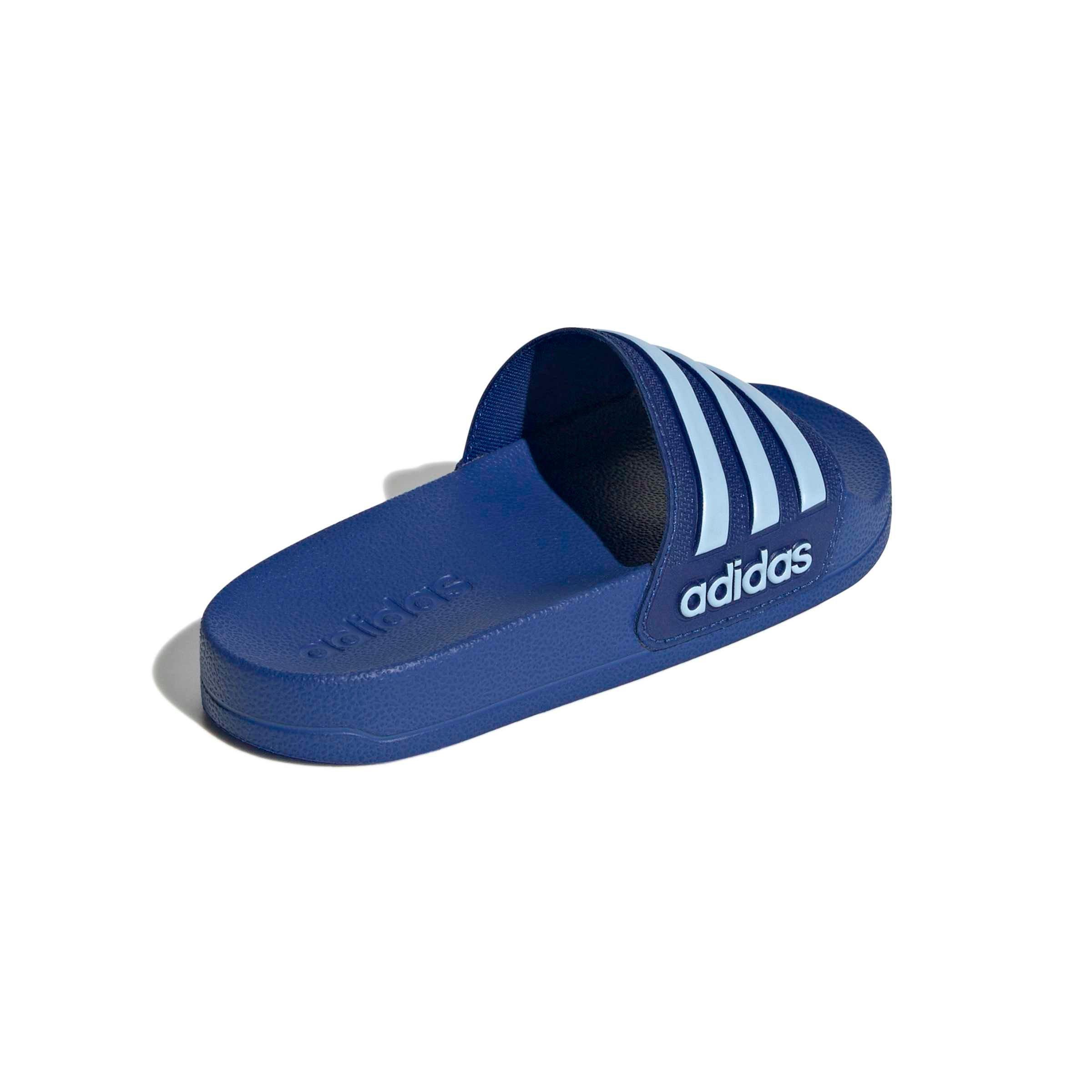 adidas Adilette Shower "Team Royal Blue/Glow Blue/Team Royal Blue" Grade School Boys' Slide - ROYAL/BLUE/ROYAL