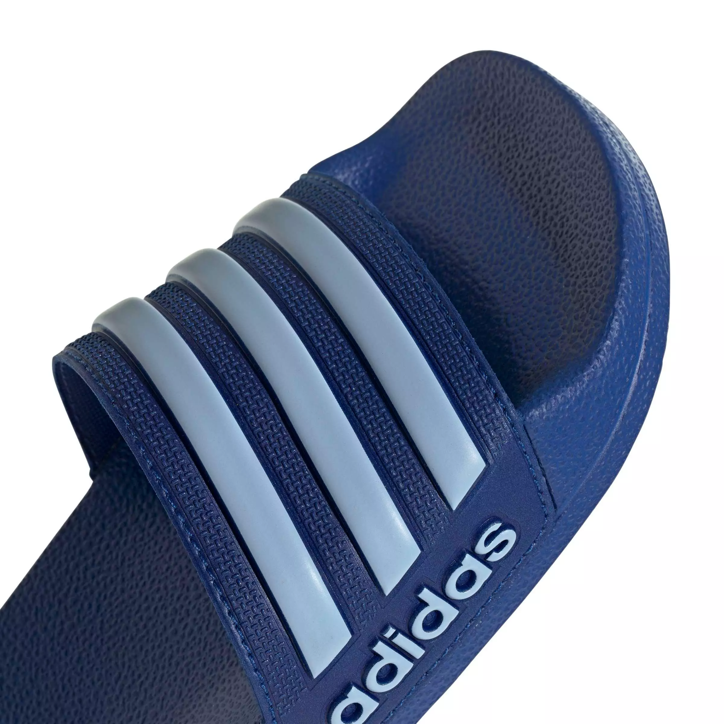 adidas Adilette Shower "Team Royal Blue/Glow Blue/Team Royal Blue" Grade School Boys' Slide - ROYAL/BLUE/ROYAL