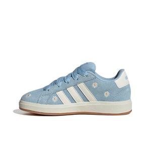 adidas Grand Court 00s "Clear Sky/Off White/Gum 10" Grade School Girls' Shoe - SKY/OFF WHITE/GUM