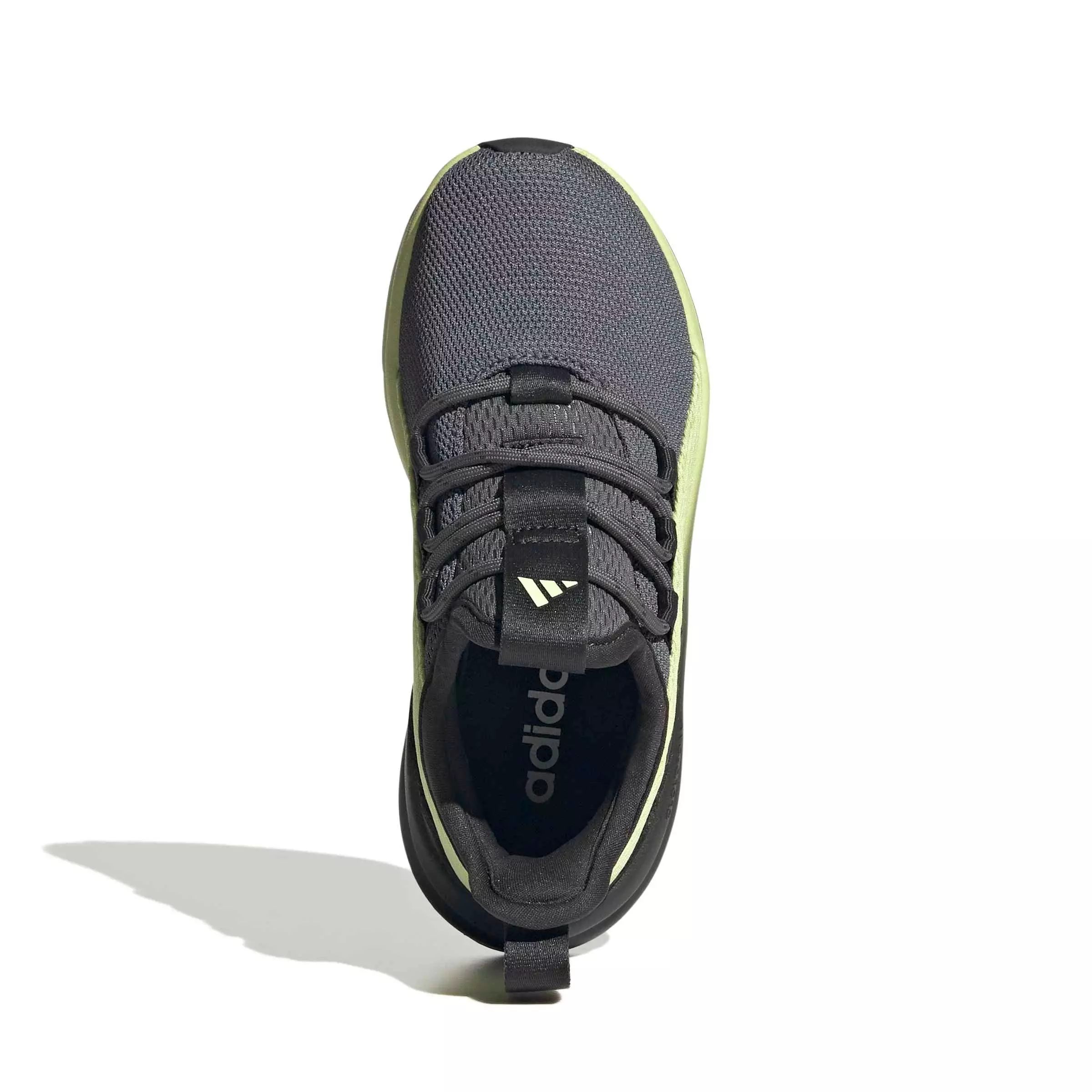 adidas Lite Racer Adapt 8.0 "Carbon/Grey Five/Semi Frozen Lemon" Grade School Boys' Shoe - CARBON/GREY/LEMON