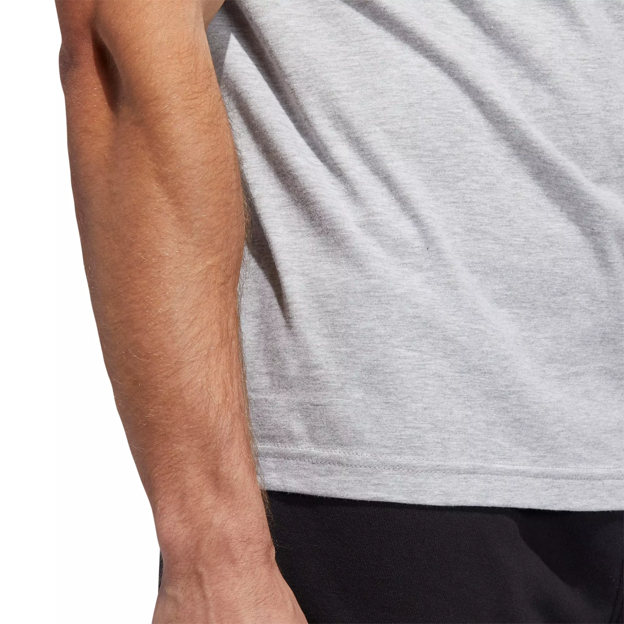 adidas Men's Basic Badge Of Sport Tee - GREY