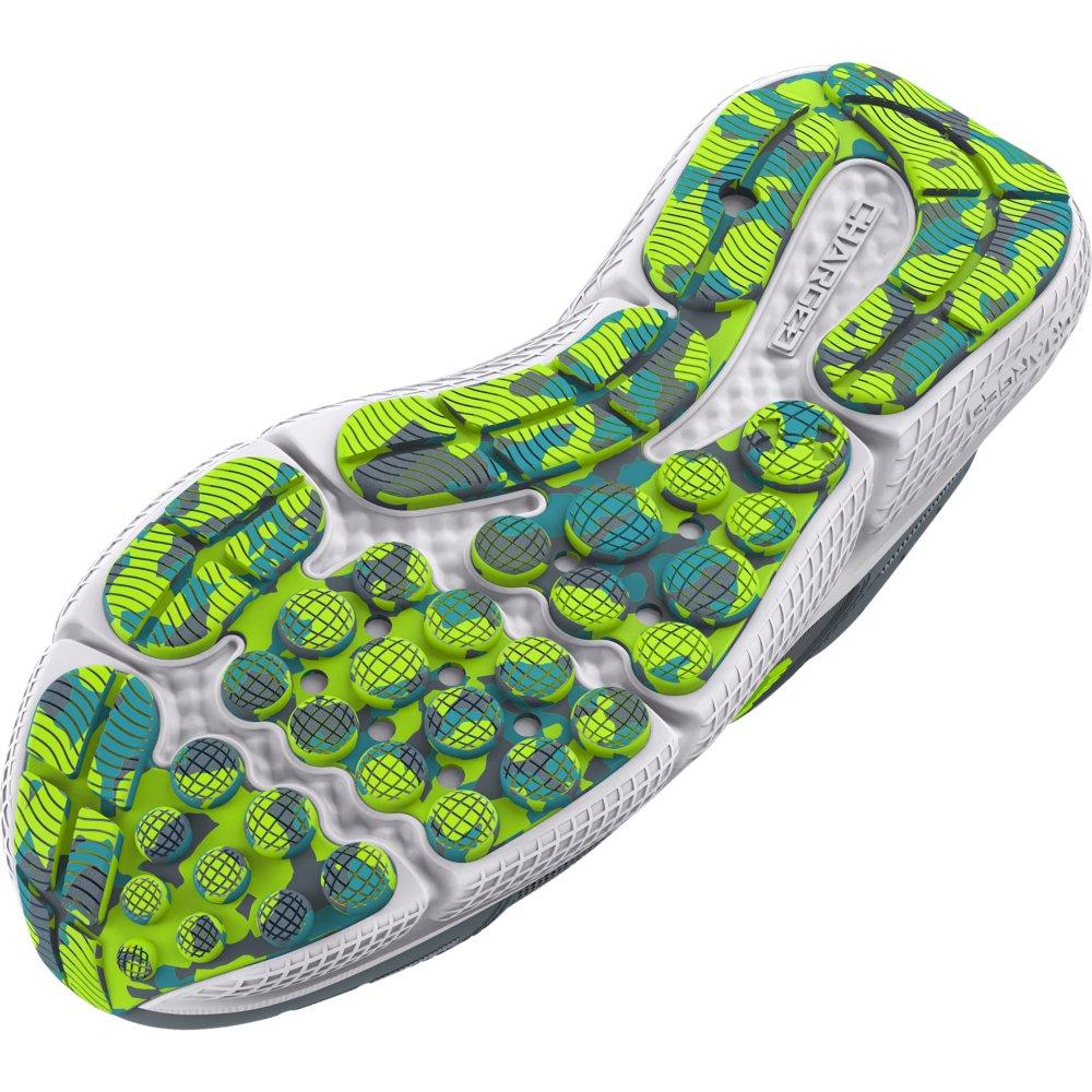 Under Armour Assert 10 "Gravel/Glacier Blue" Grade School Boys' Running Shoe - GRAVEL/BLUE Thumbnail View 5