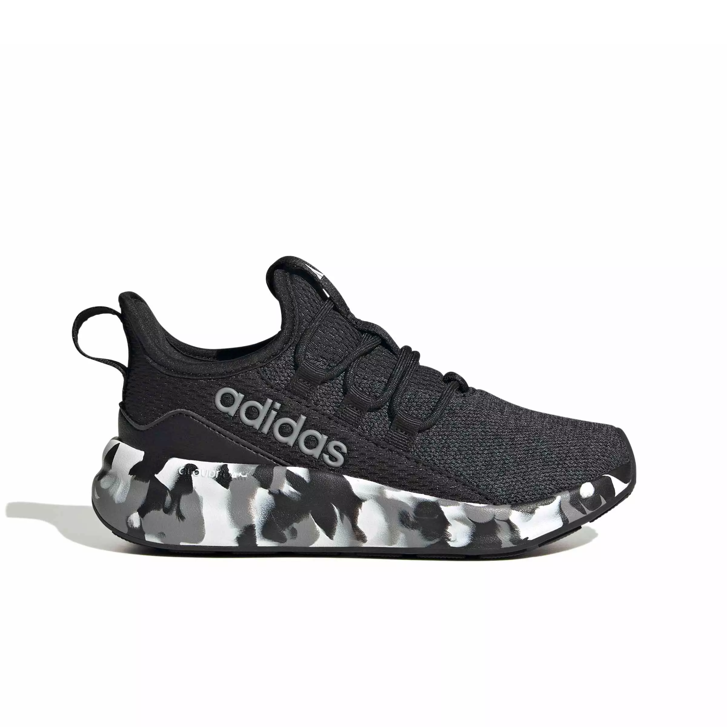 adidas Lite Racer Adapt 8.0 "Core Black/Grey Three/Carbon" Grade School Boys' Shoe - BLACK/GREY/CARBON