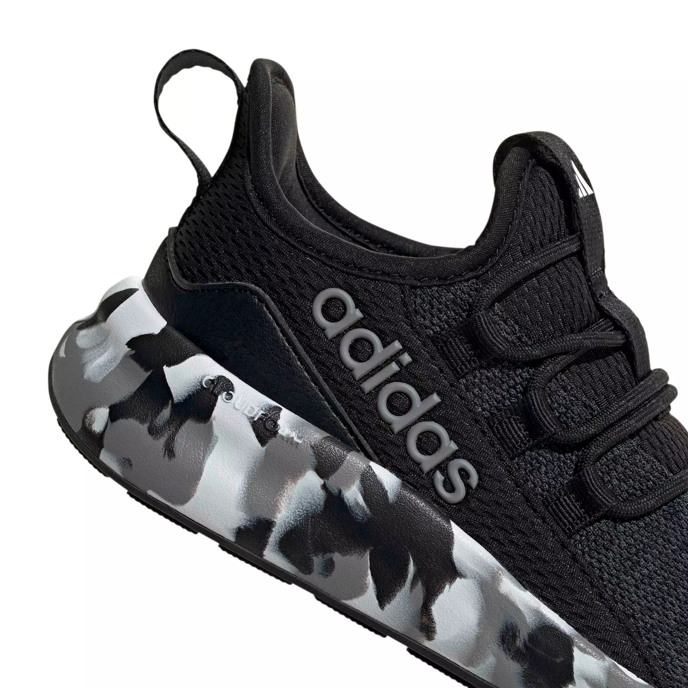 adidas Lite Racer Adapt 8.0 "Core Black/Grey Three/Carbon" Grade School Boys' Shoe - BLACK/GREY/CARBON