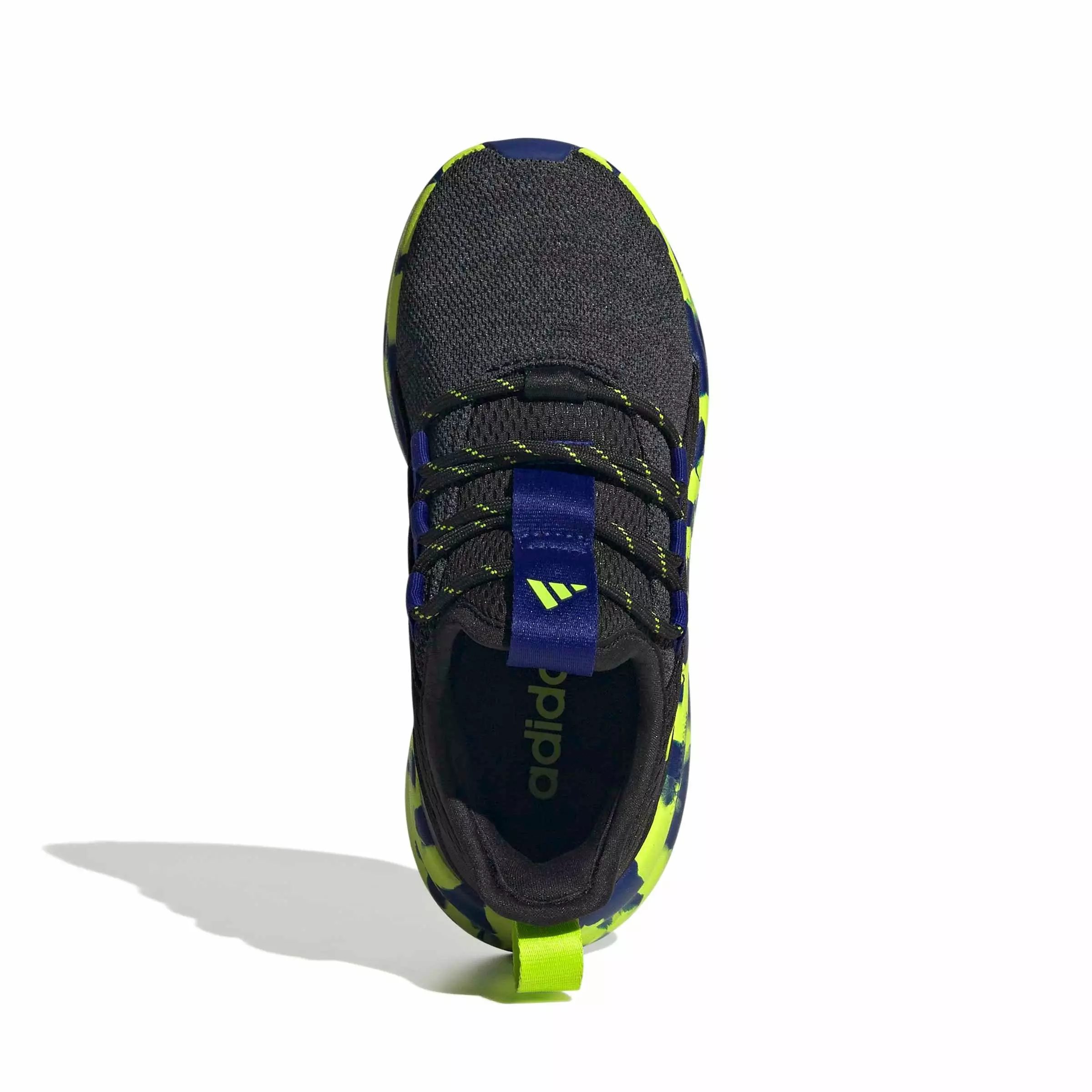 adidas Lite Racer Adapt 8.0 "Core Black/Solar Slime/Mystery Ink" Grade School Boys' Shoe - BLACK/SLIME/INK