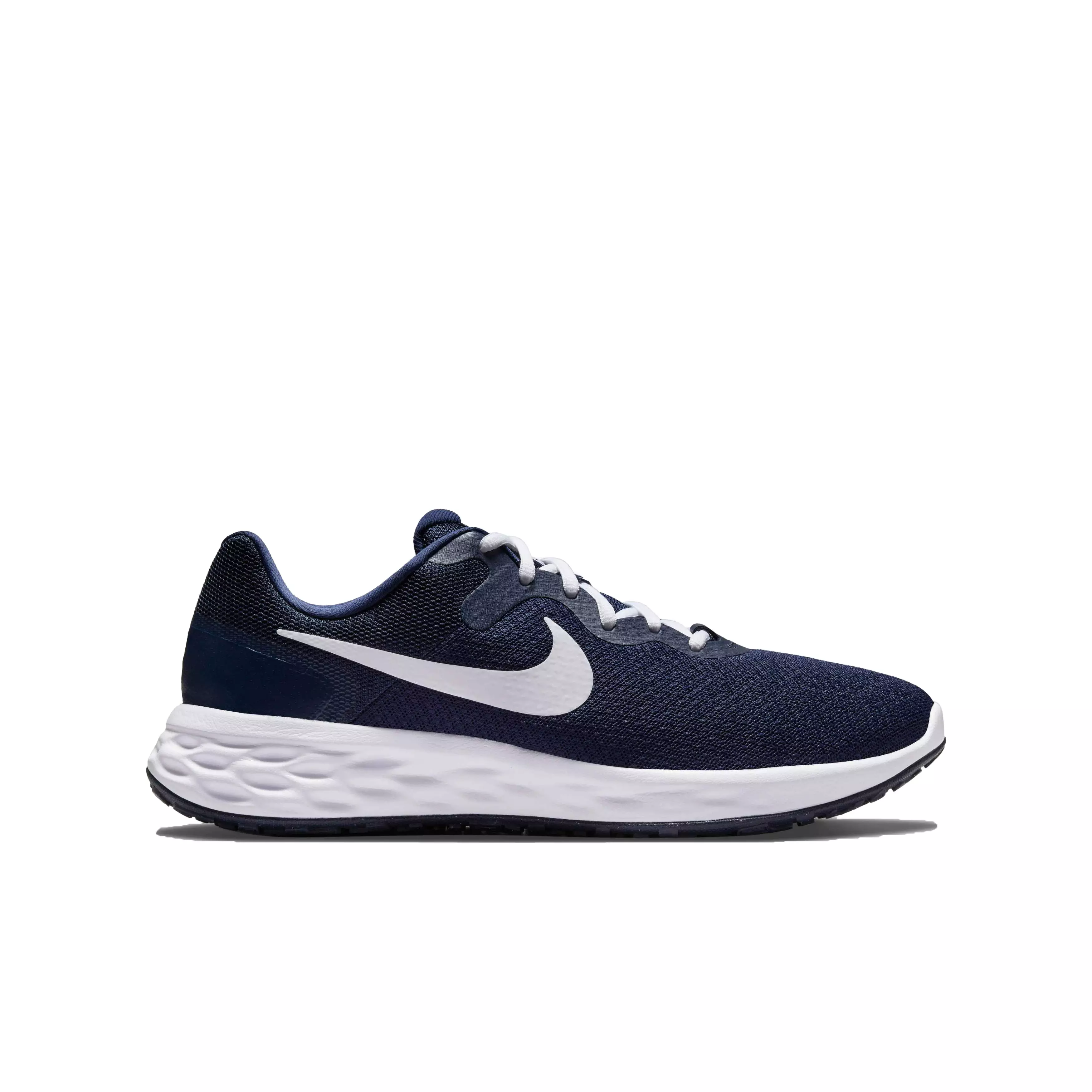Nike Revolution 6 Next Nature "Navy/White/Obsidian/Ashen Slate" Grade School Boys' Running Shoe - BLUE