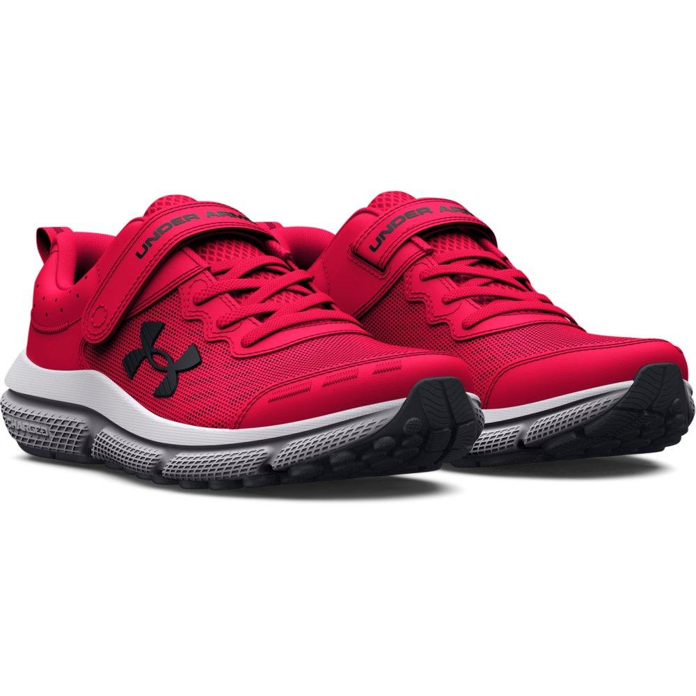 Under Armour Assert 10 AC Wide Preschool Boys' "Red/Black" Running Shoe