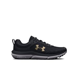 Under Armour Assert 10 "Black/Metallic Gold" Grade School Girls' Running Shoe