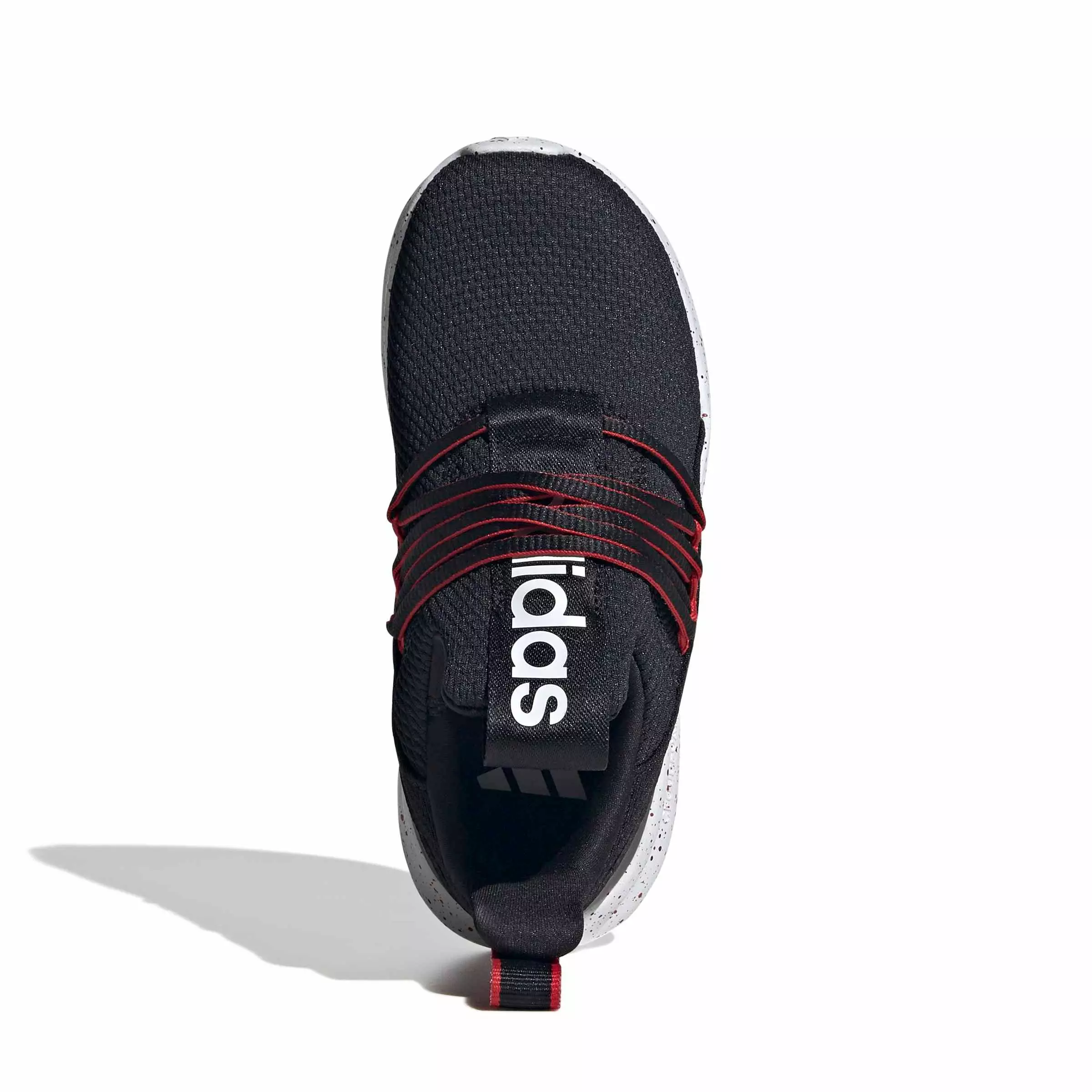 adidas Lite Racer Adapt 7.0 "Core Black/Ftwr White/Better Scarlet" Grade School Boys' Shoe - BLACK/WHITE/SCARLET