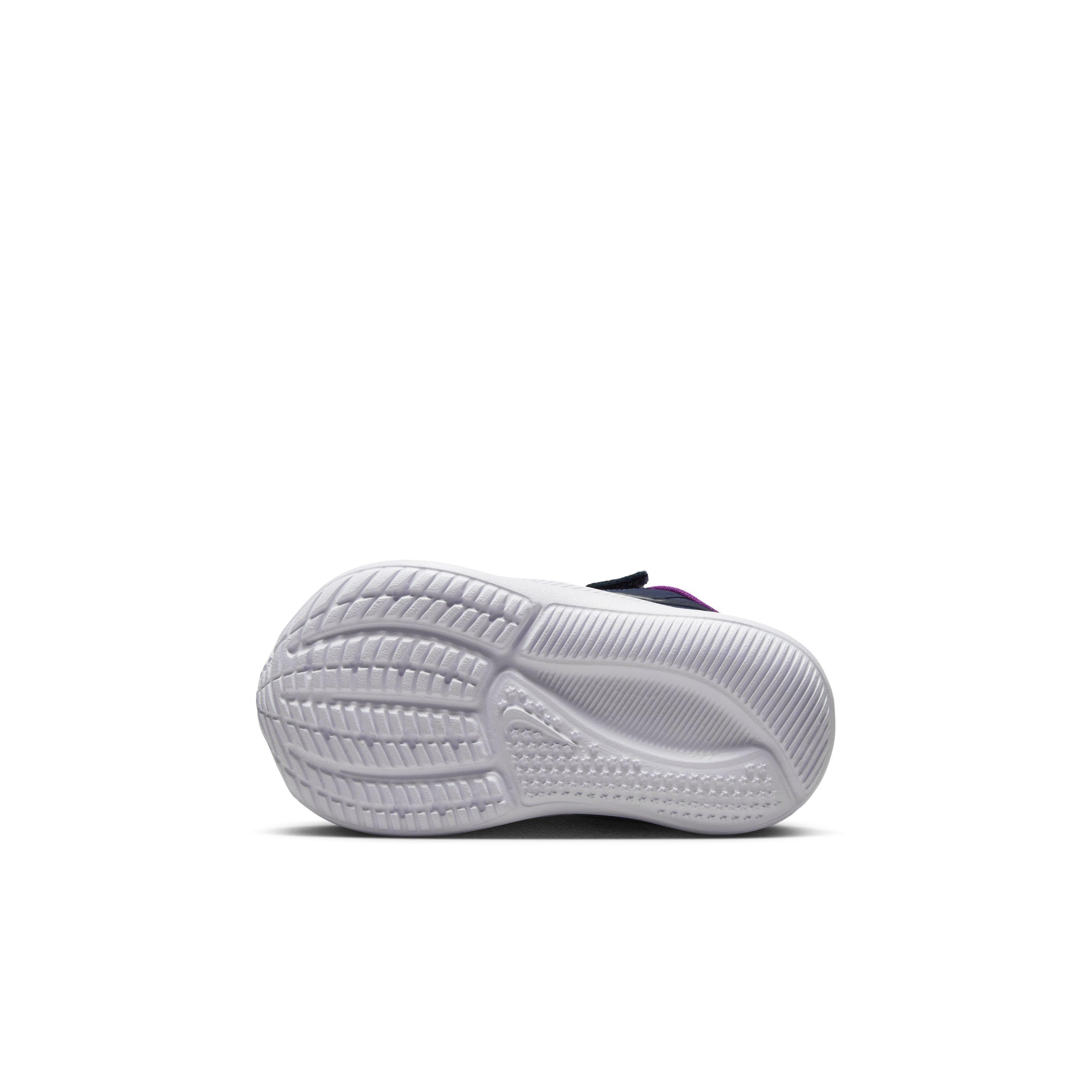 Nike Star Runner 3 "Midnight Navy/Metallic Silver" Infant Boys' Running Shoe - NAVY/SILVER Thumbnail View 6