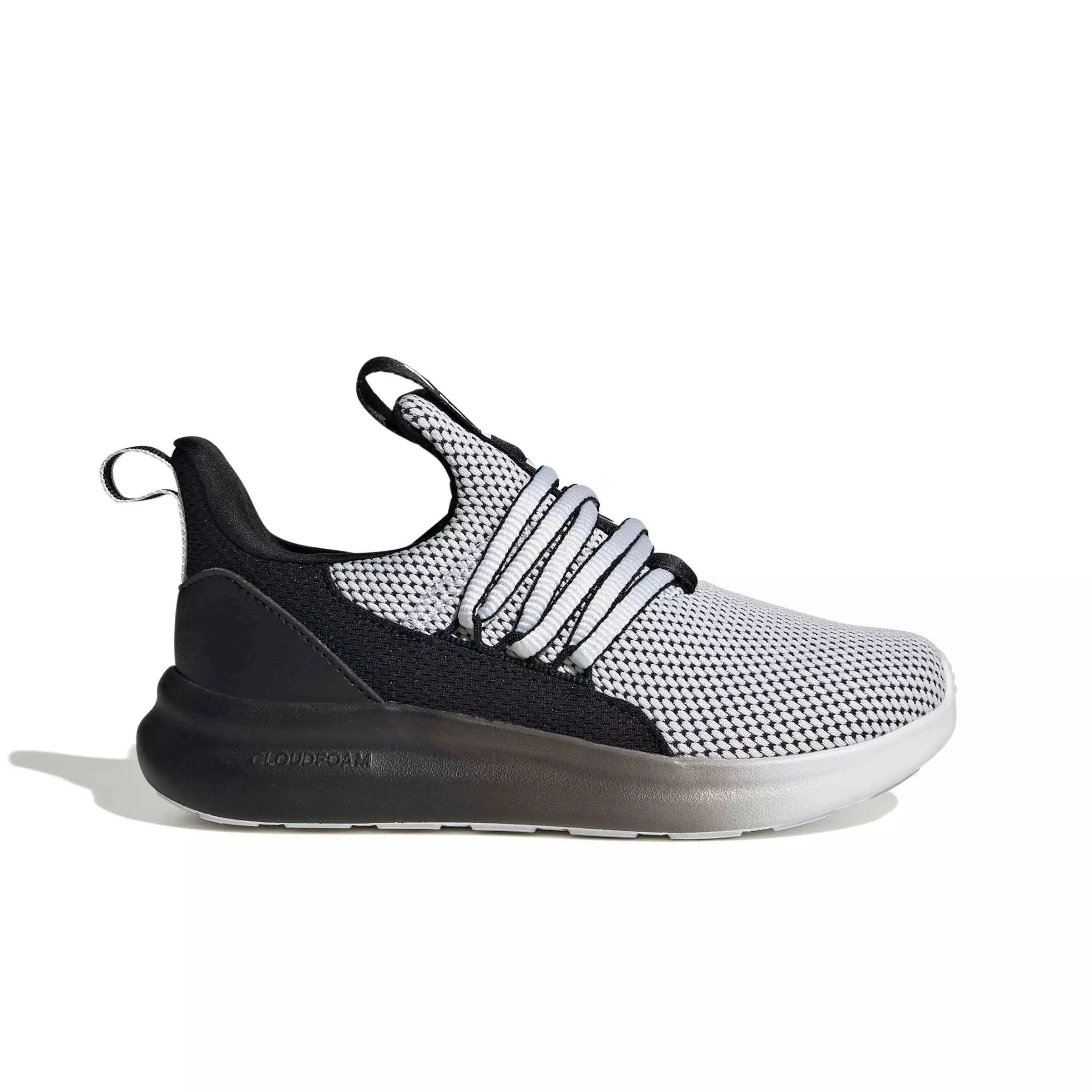adidas Lite Racer Adapt 7.0 "Ftwr White/Core Black/Ftwr White" Grade School Boys' Shoe - WHITE/BLACK/WHITE