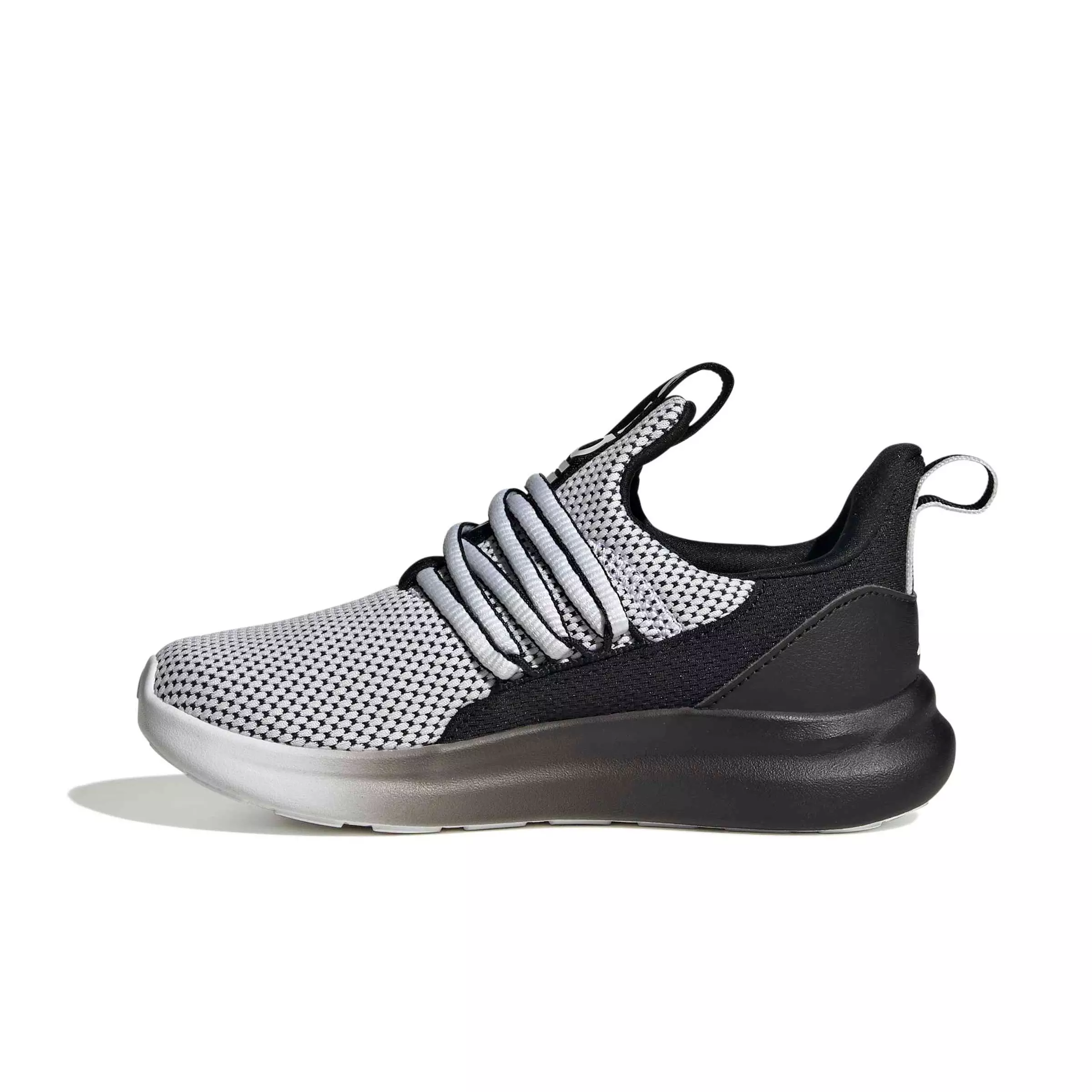 adidas Lite Racer Adapt 7.0 "Ftwr White/Core Black/Ftwr White" Grade School Boys' Shoe - WHITE/BLACK/WHITE