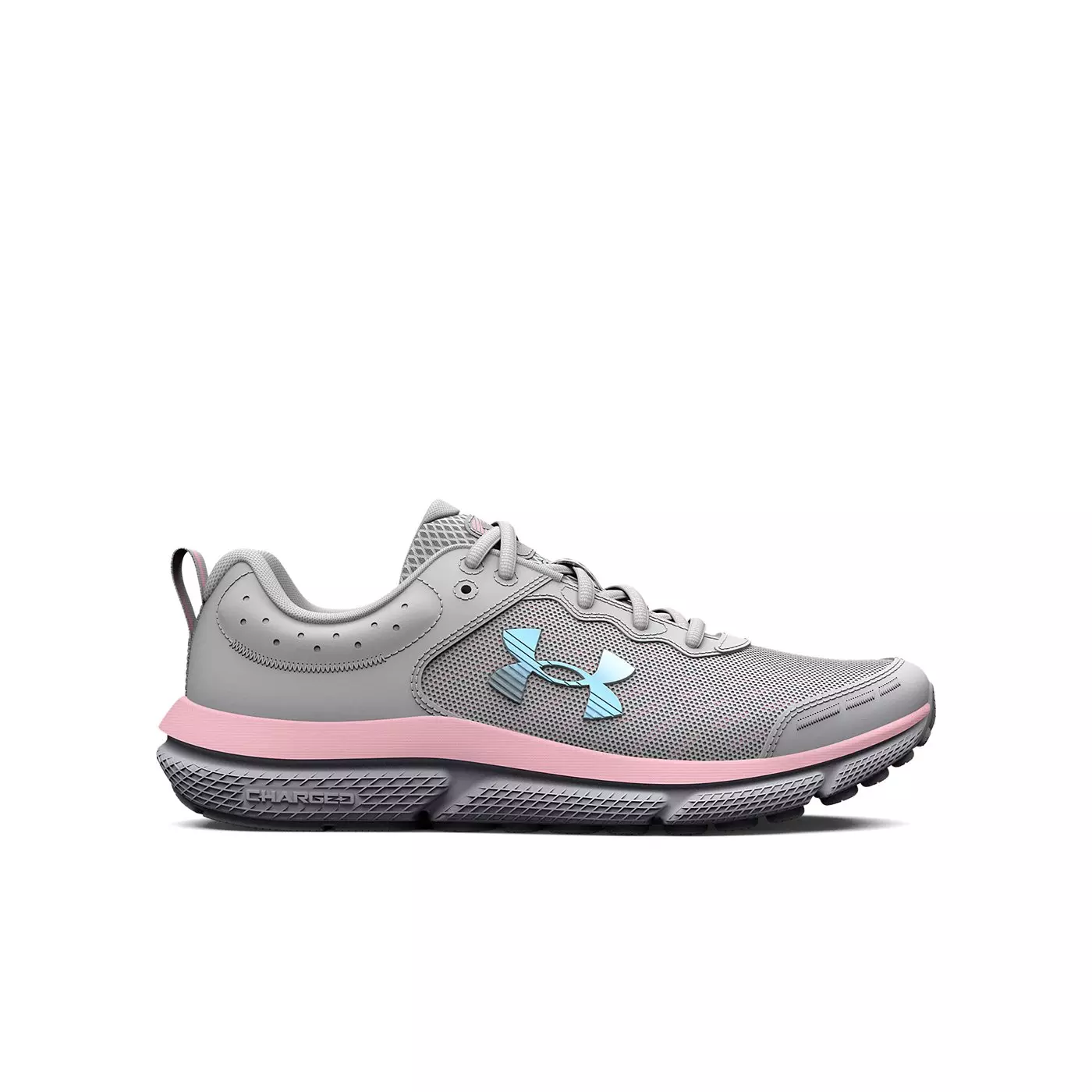 Big Girl Under Armour Assert 10 in Halo Gray/Pink Sugar/Iridescent – Lucky  Shoes