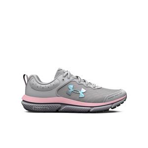 Under Armour Assert 10 "Halo Grey/Pink Sugar" Grade School Girls' Running Shoe