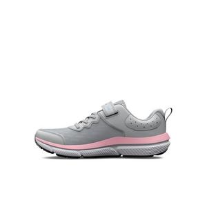 Under Armour Assert 10 AC "Halo Grey/Pink Sugar" Preschool Girls' Running Shoe