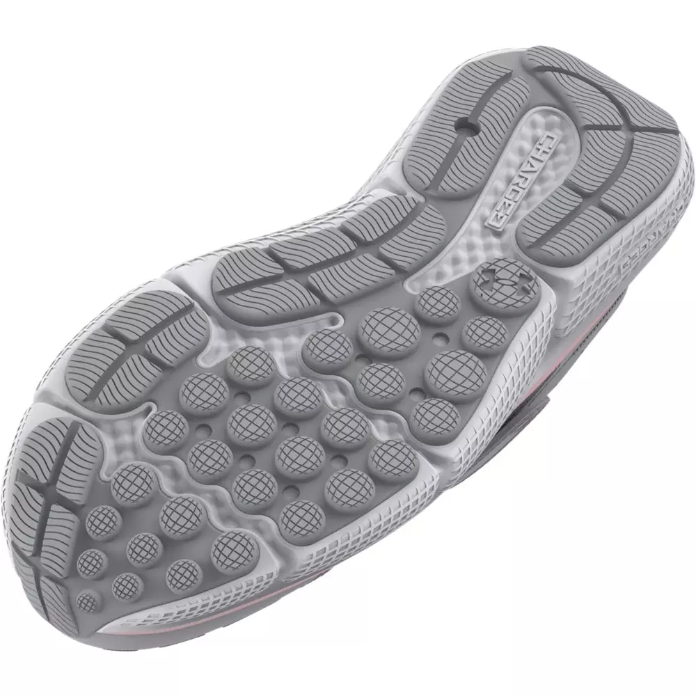 Under Armour Assert 10 AC "Halo Grey/Pink Sugar" Preschool Girls' Running Shoe - GREY/PINK