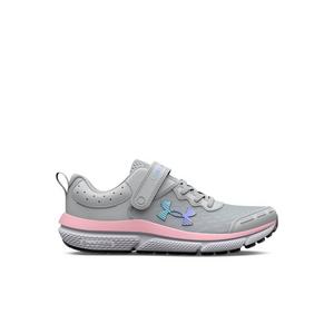 Under Armour Assert 10 AC "Halo Grey/Pink Sugar" Preschool Girls' Running Shoe