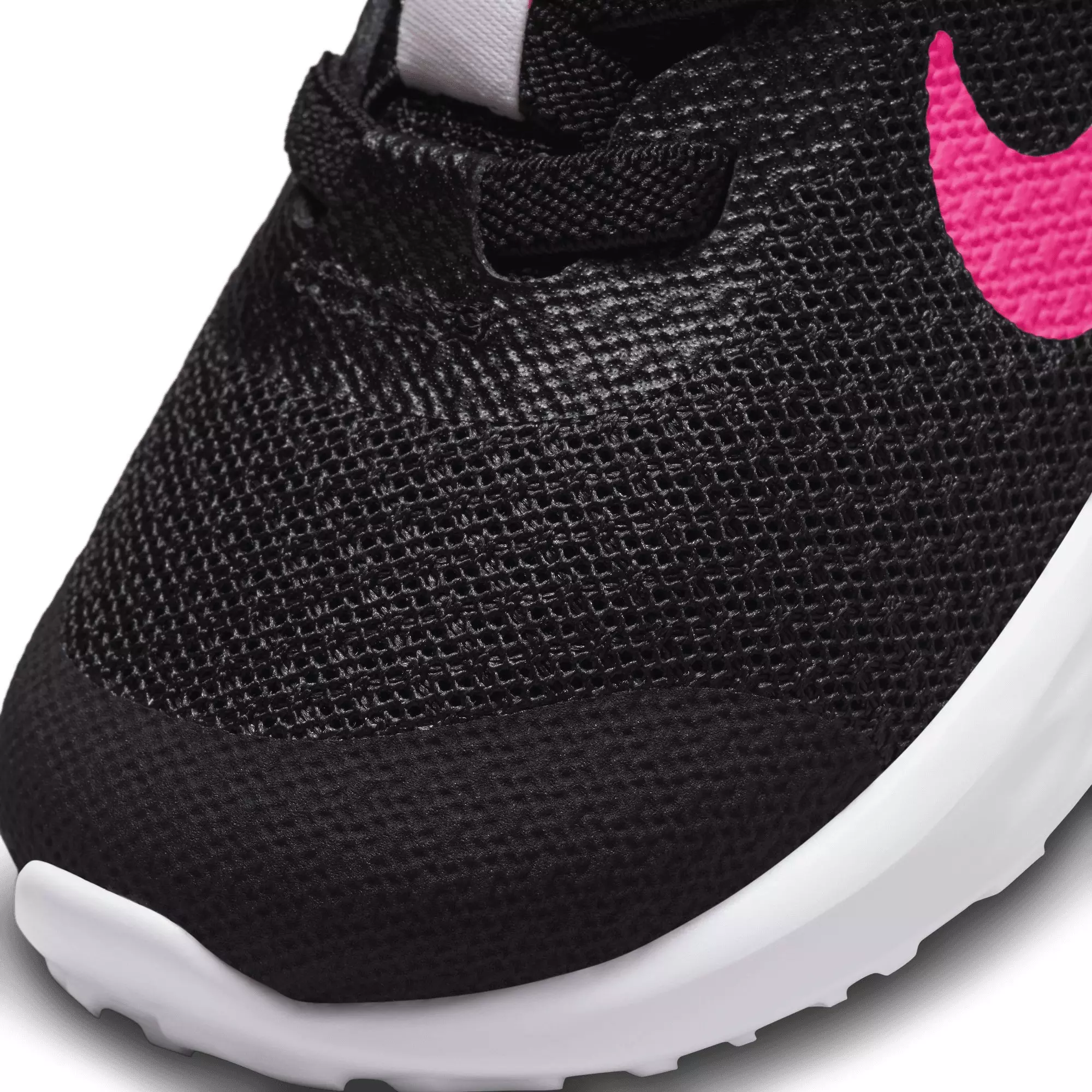 Nike Revolution 6 "Black/Hyper Pink/Pink Foam" Infant Girls' Running Shoe - BLACK/PINK/PINK