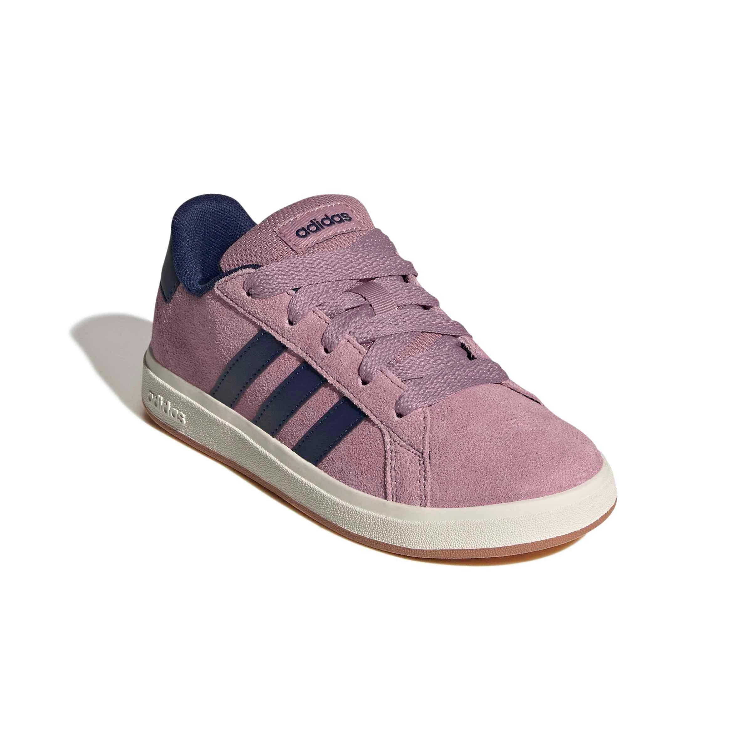 adidas Grand Court 00s "Magic Mauve/Night Indigo/Magic Mauve" Grade School Girls' Shoe - MAUVE/INDIGO/MAUVE