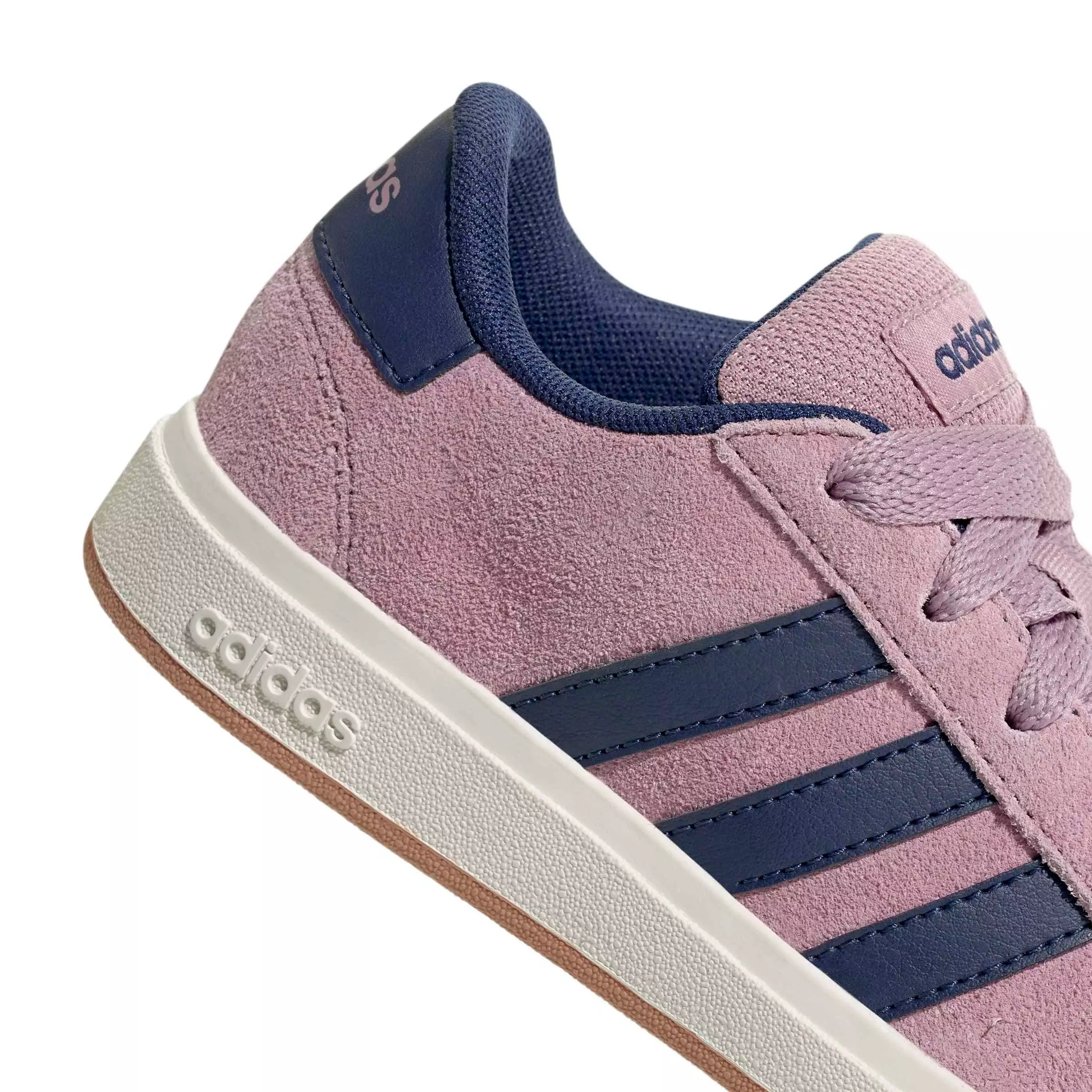 adidas Grand Court 00s "Magic Mauve/Night Indigo/Magic Mauve" Grade School Girls' Shoe - MAUVE/INDIGO/MAUVE