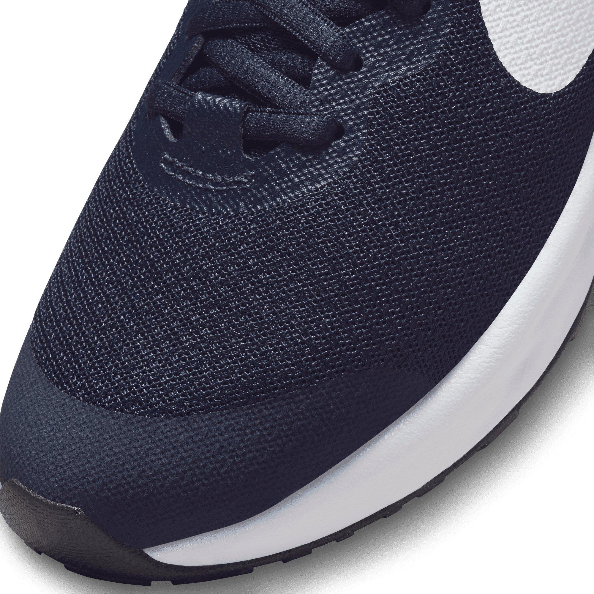 Nike Revolution 6 "Midnight Navy/White/Flat Pewter" Grade School Boy's Running Shoe - NAVY/WHITE/PEWTER Thumbnail View 7