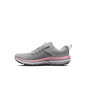 Under Armour Assert 10 AC Wide "Halo Grey/Pink Sugar" Preschool Girls' Running Shoe