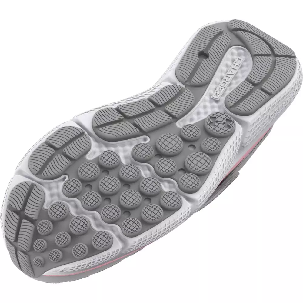 Under Armour Assert 10 AC Wide "Halo Grey/Pink Sugar" Preschool Girls' Running Shoe - GREY/PINK