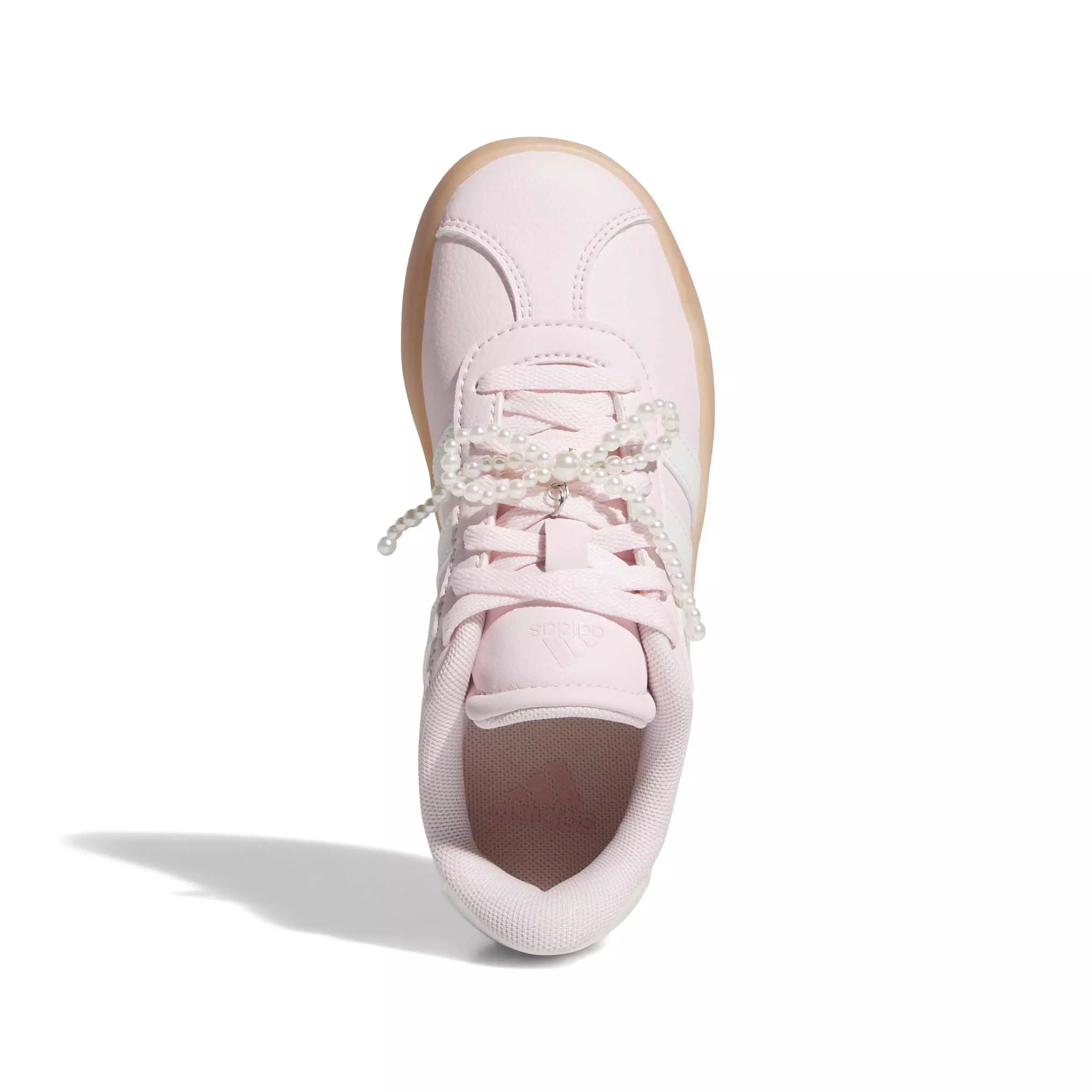 adidas VL Court 3.0 "Distilled Pink/Zero Metallic/Clear Pink" Grade School Girls' Shoe - PINK/ZERO/PINK