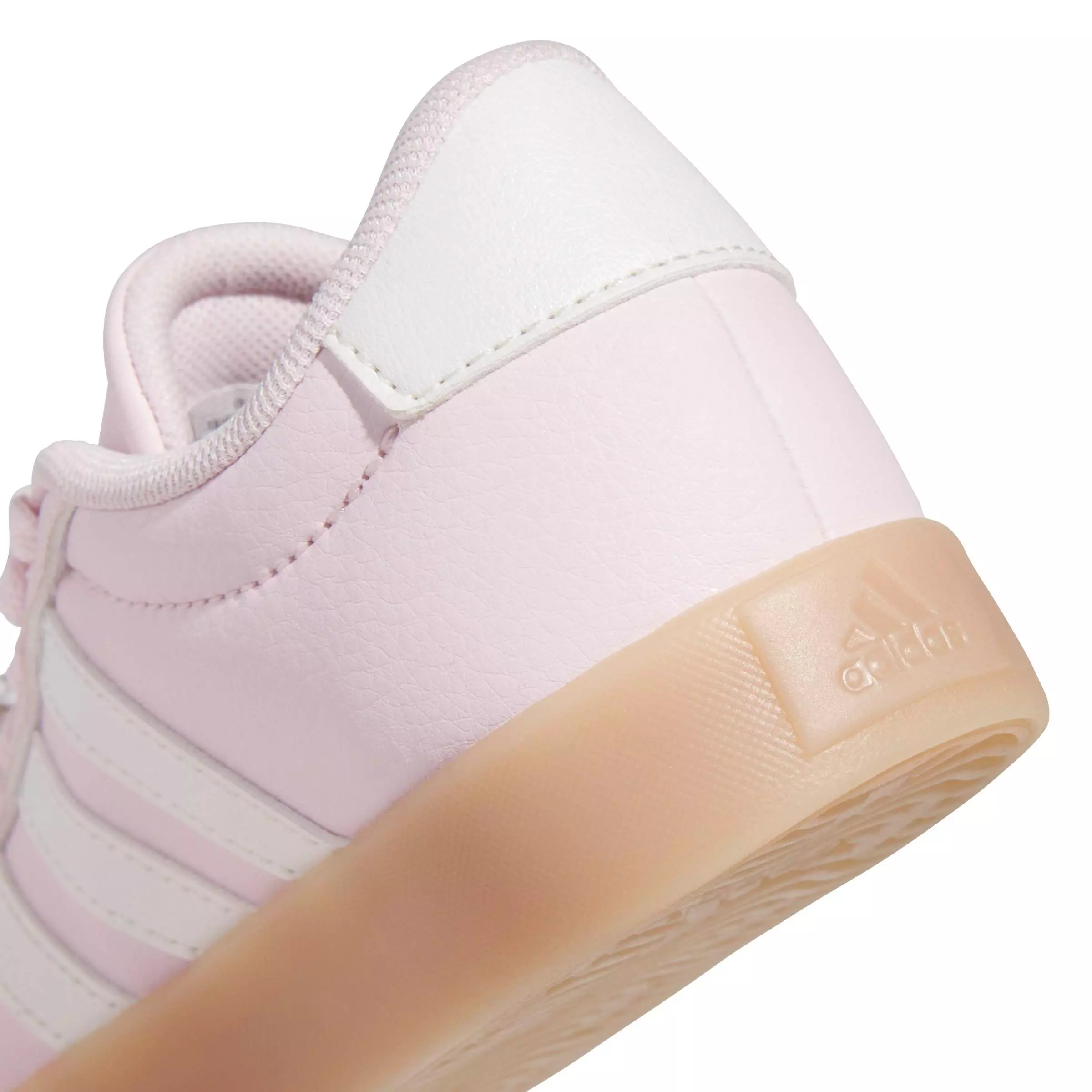 adidas VL Court 3.0 "Distilled Pink/Zero Metallic/Clear Pink" Grade School Girls' Shoe - PINK/ZERO/PINK