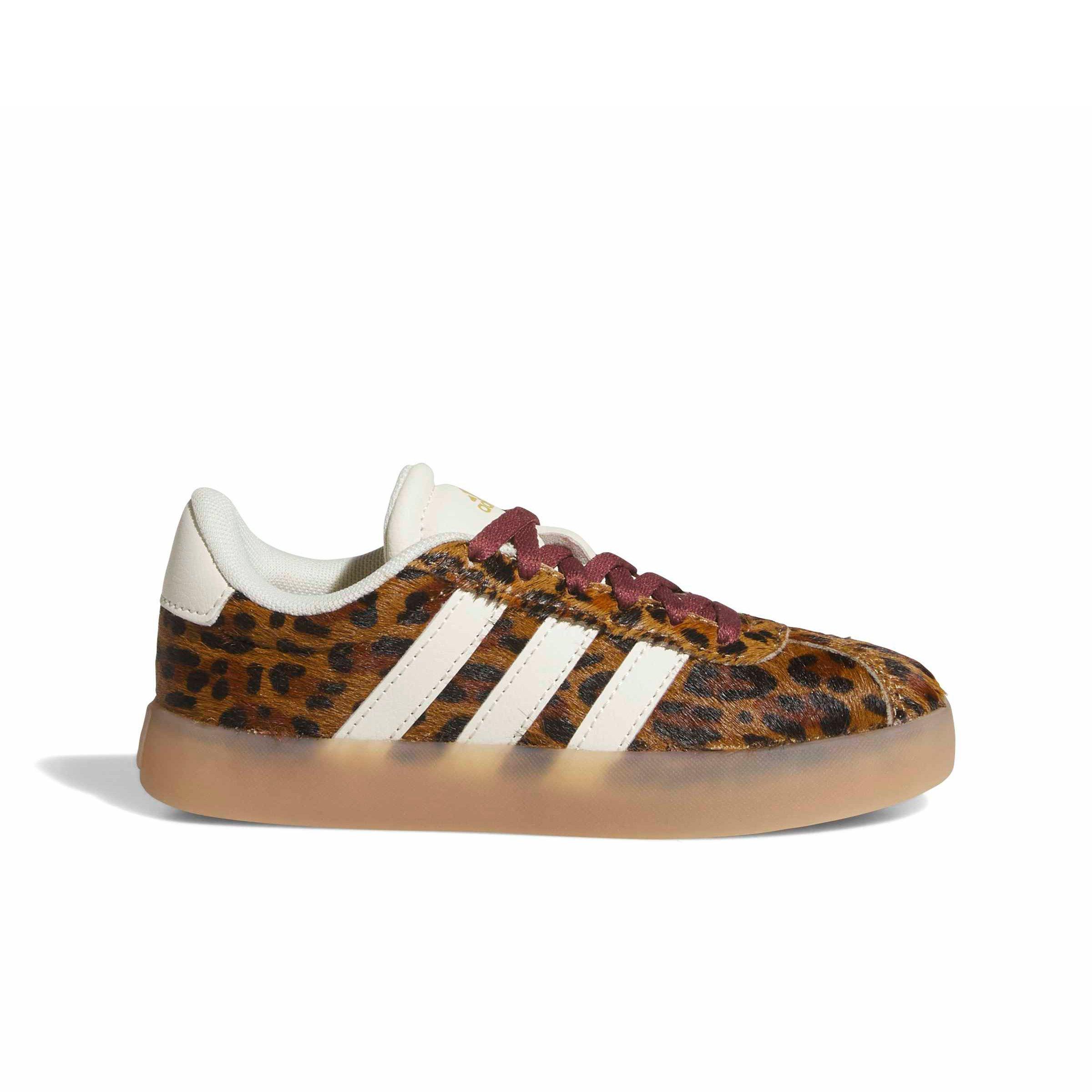 adidas VL Court 3.0 "Mesa/Cream White/Fox Brown" Grade School Girls' Shoe - MESA/CREAM/BROWN