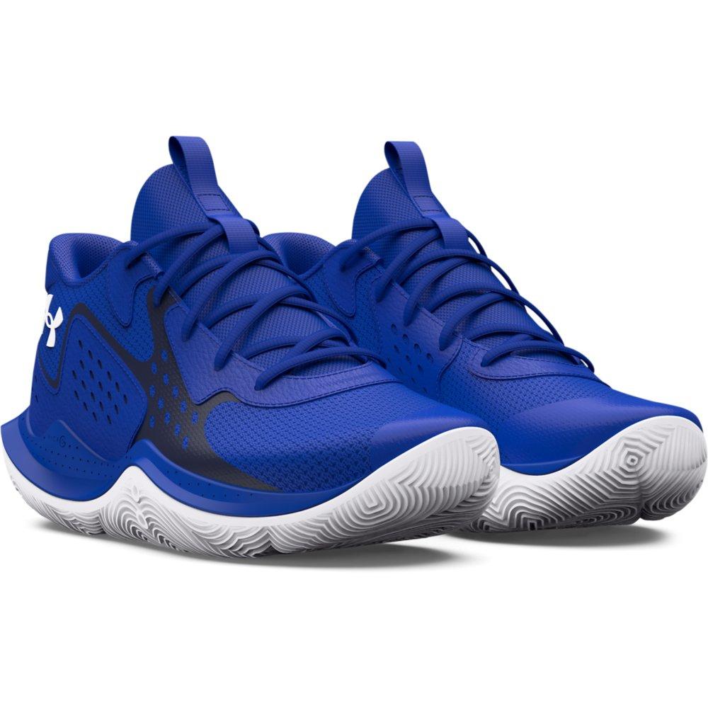 Under Armour Jet '23 "Team Royal/Midnight Navy" Grade School Boys' Basketball Shoe - ROYAL/NAVY Thumbnail View 3