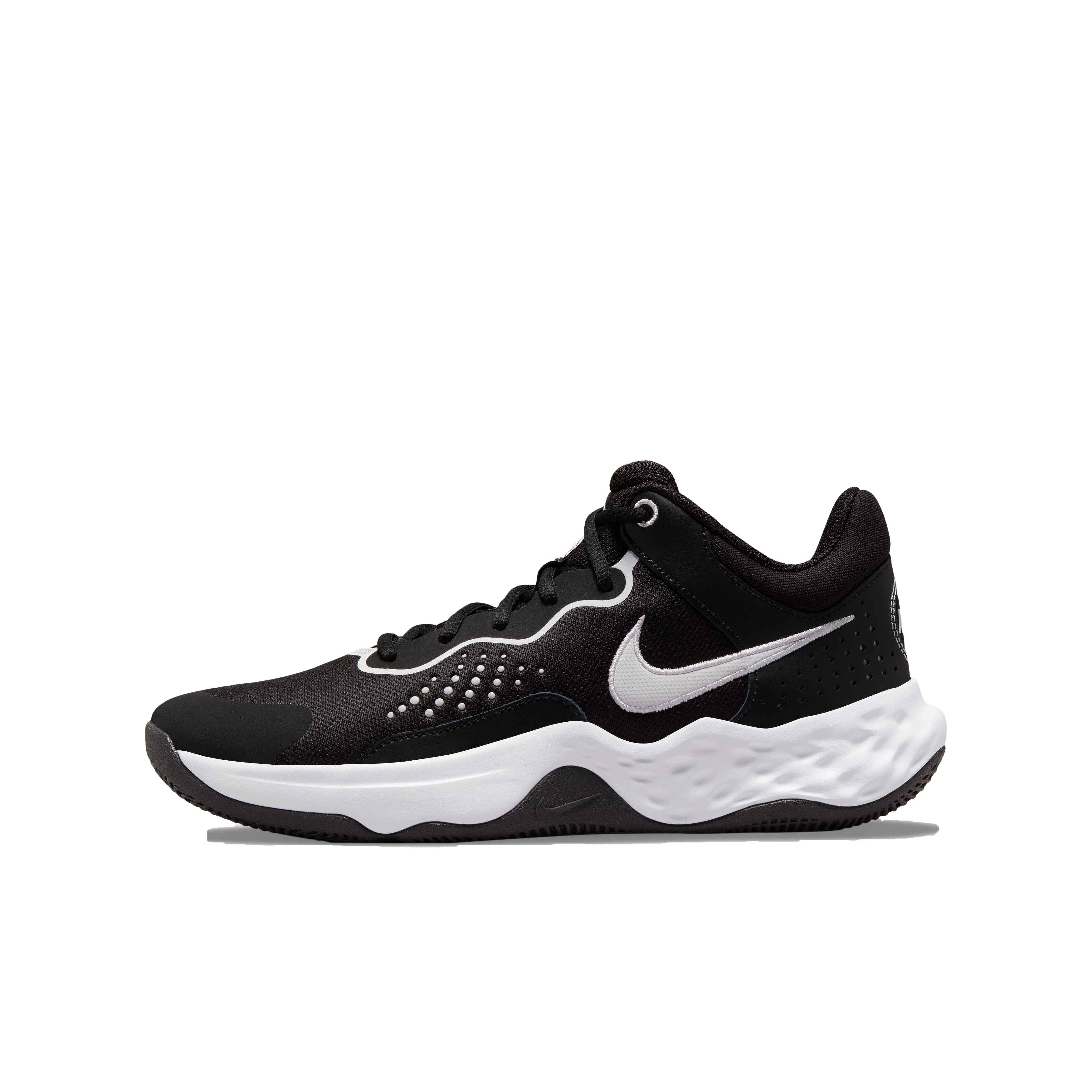Nike Fly.By Mid 3 Grade School Boys' "Black/White" Basketball Shoe