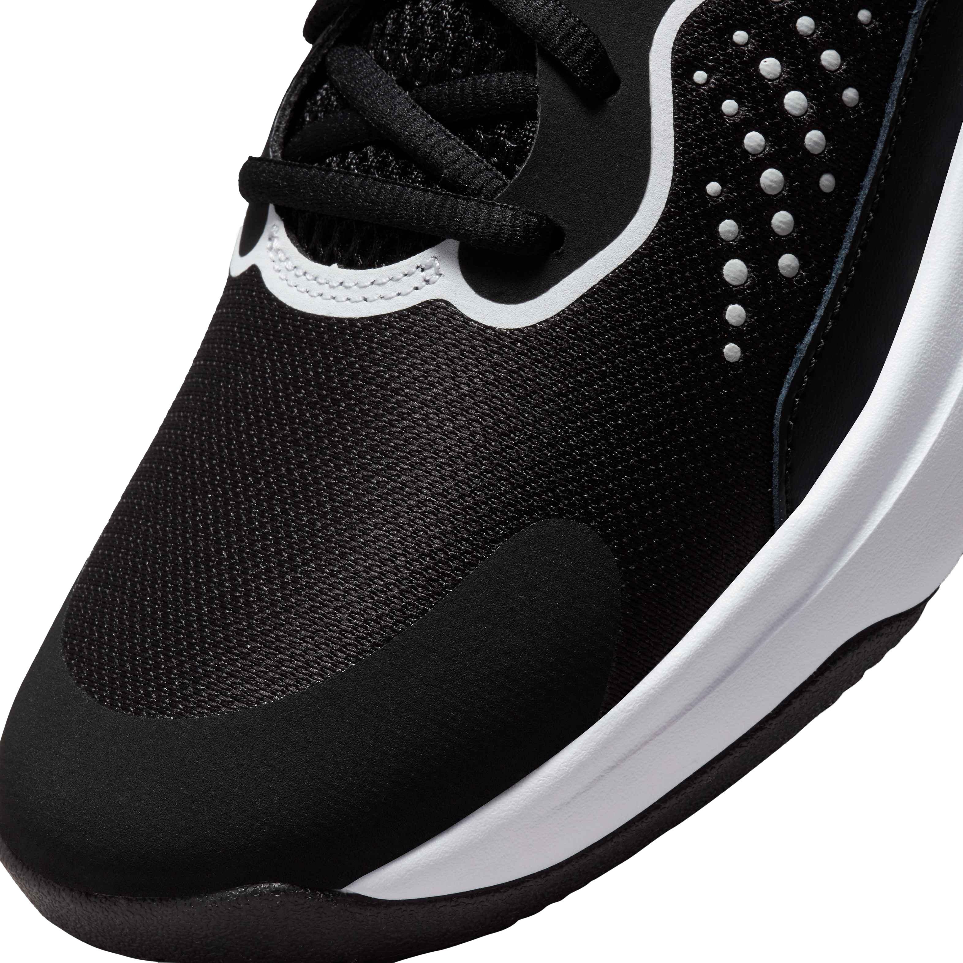 Nike Fly.By Mid 3 Grade School Boys' "Black/White" Basketball Shoe