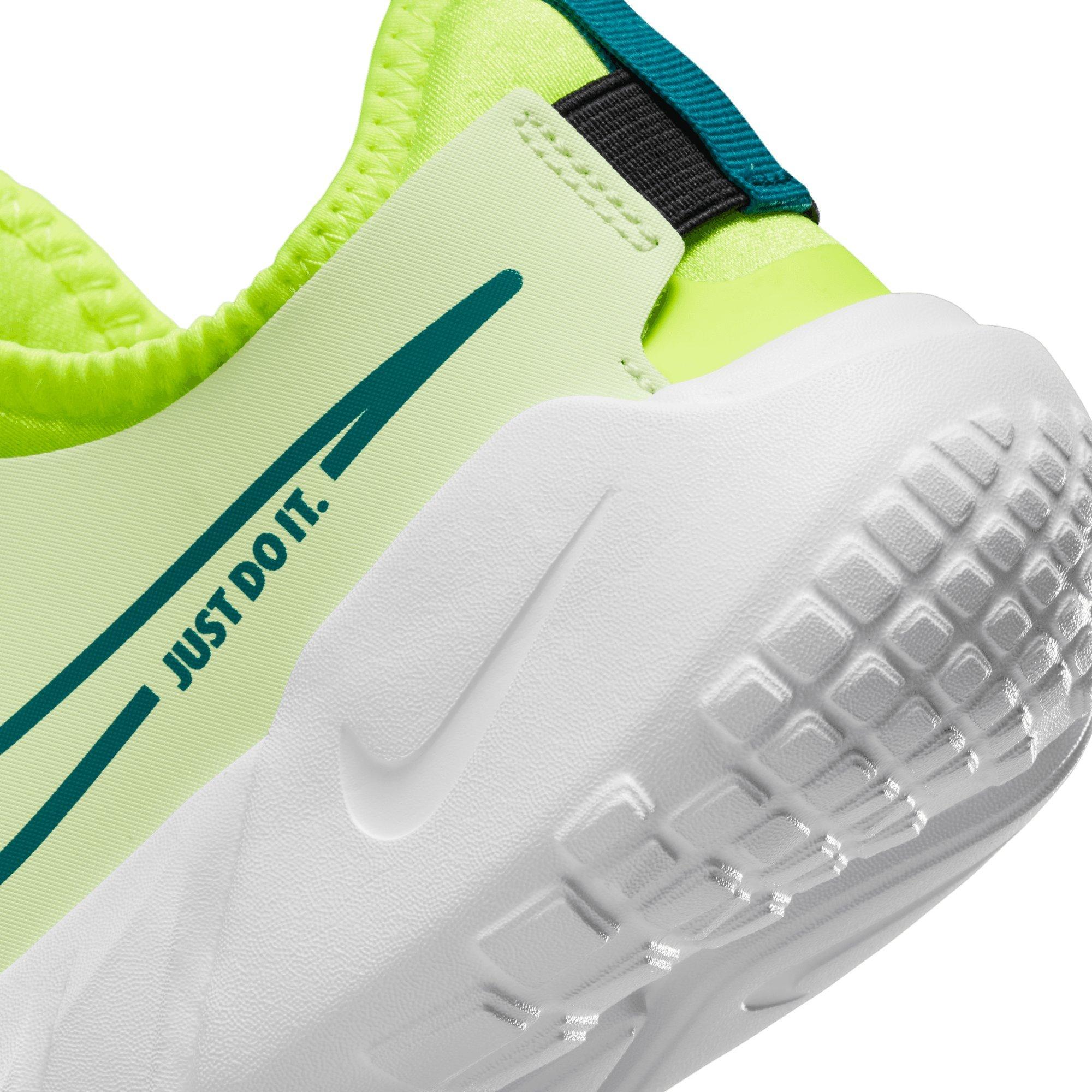 Nike Flex Runner "Barely Spruce/Volt/Black" Grade Boy's Running Shoe