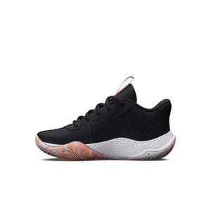 Under Armour Jet '23 "Black/Bubble Peach" Preschool Girls' Basketball Shoe