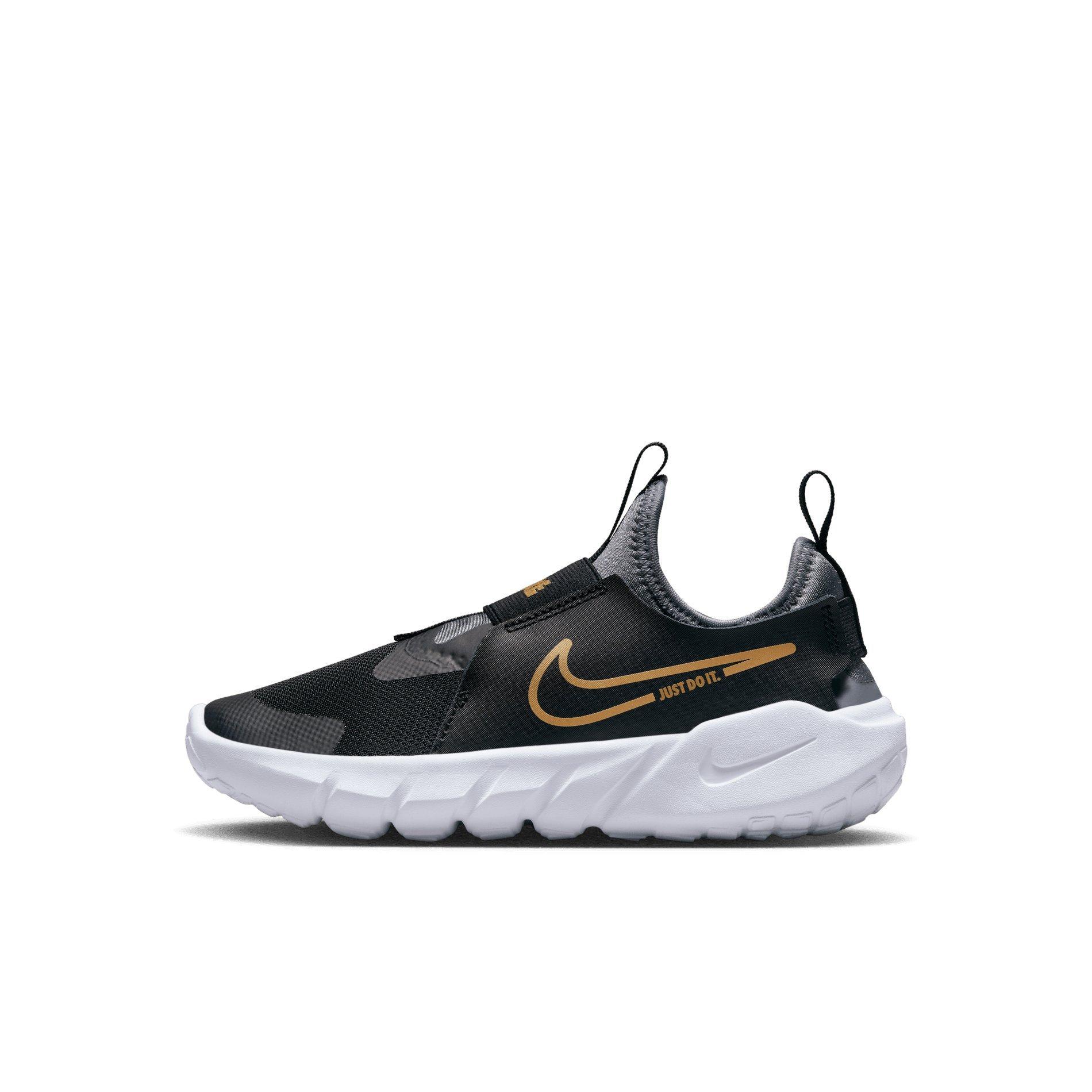 Nike free shop black white gold