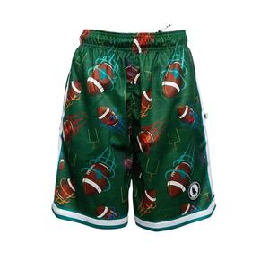 Flow Society Big Boys' 7" Football Flow Shorts - Green - GREEN