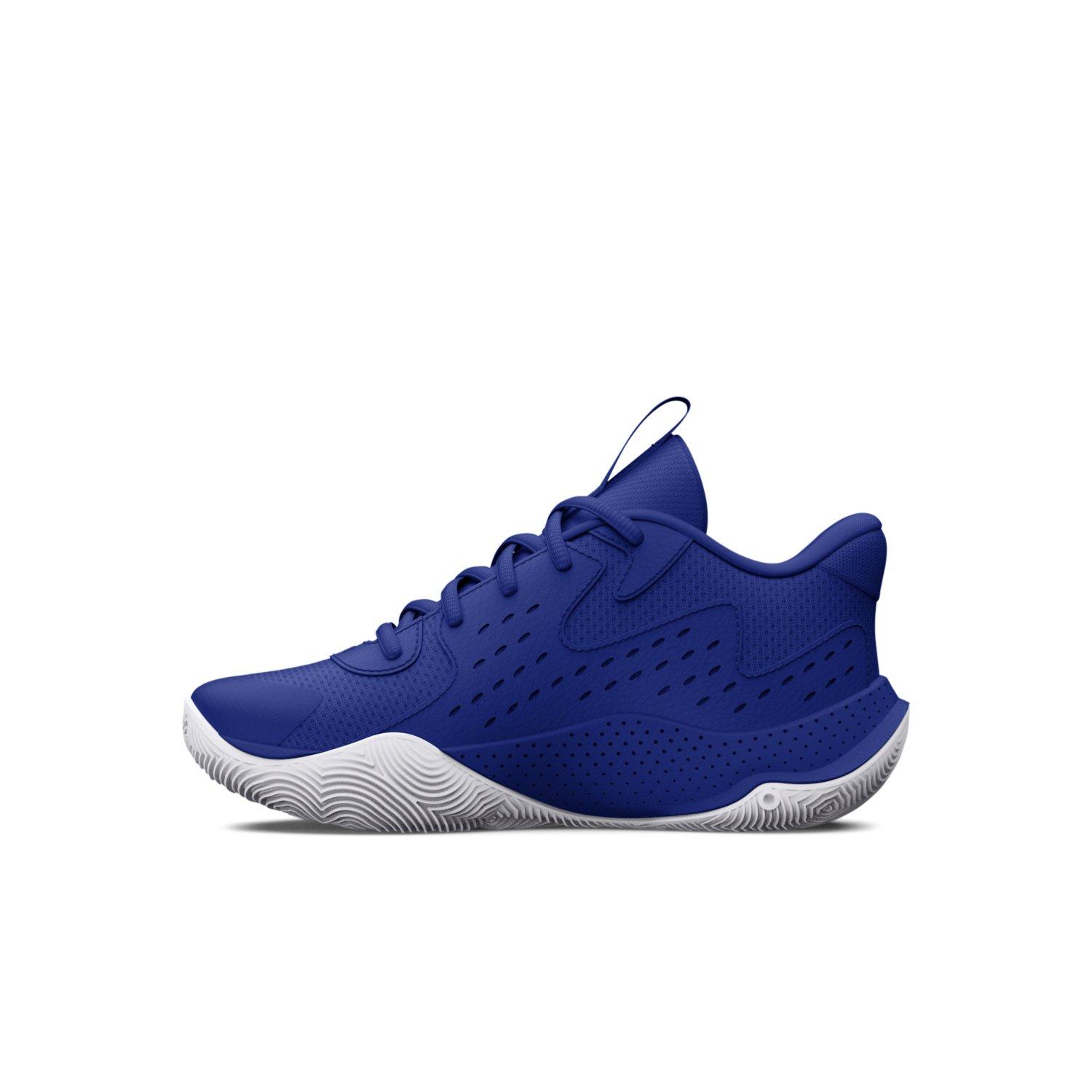 Under Armour Jet '23 "Team Royal/Midnight Navy" Preschool Boys' Basketball Shoe - ROYAL/NAVY Thumbnail View 2