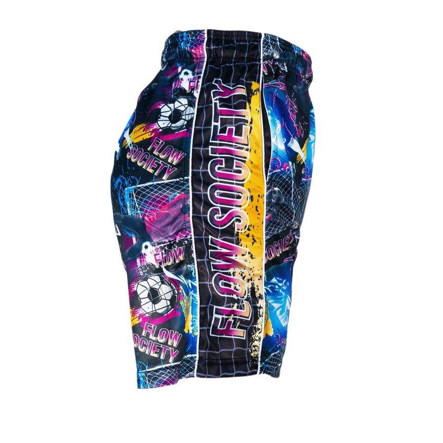 Flow Society Big Boys' 7" Goalie in the Net Shorts - Black - BLACK