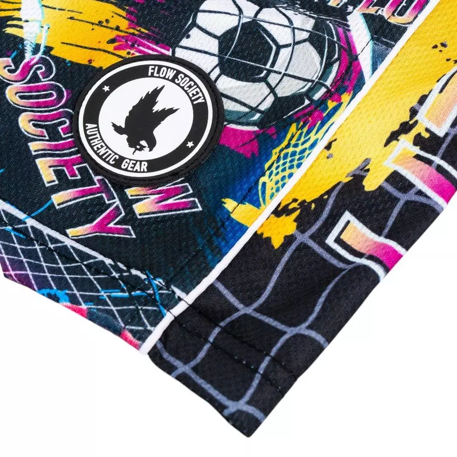Flow Society Big Boys' 7" Goalie in the Net Shorts - Black - BLACK