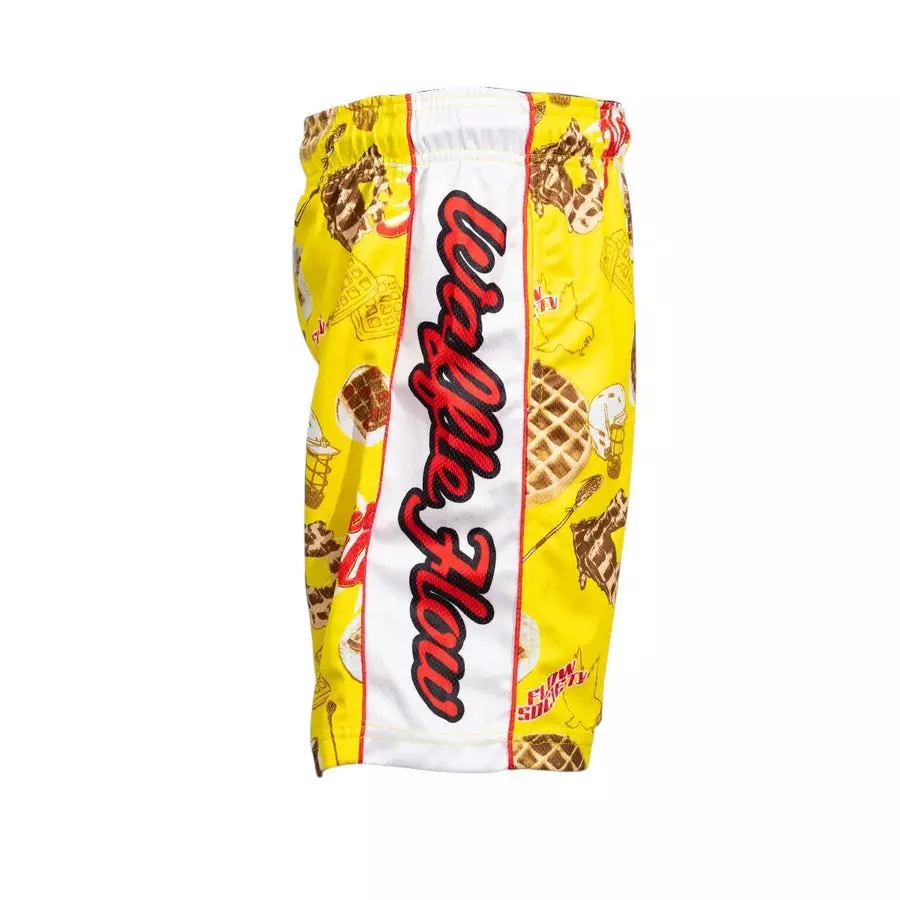 Flow Society Big Boys' 7" Waffle Flow Shorts - Yellow - YELLOW